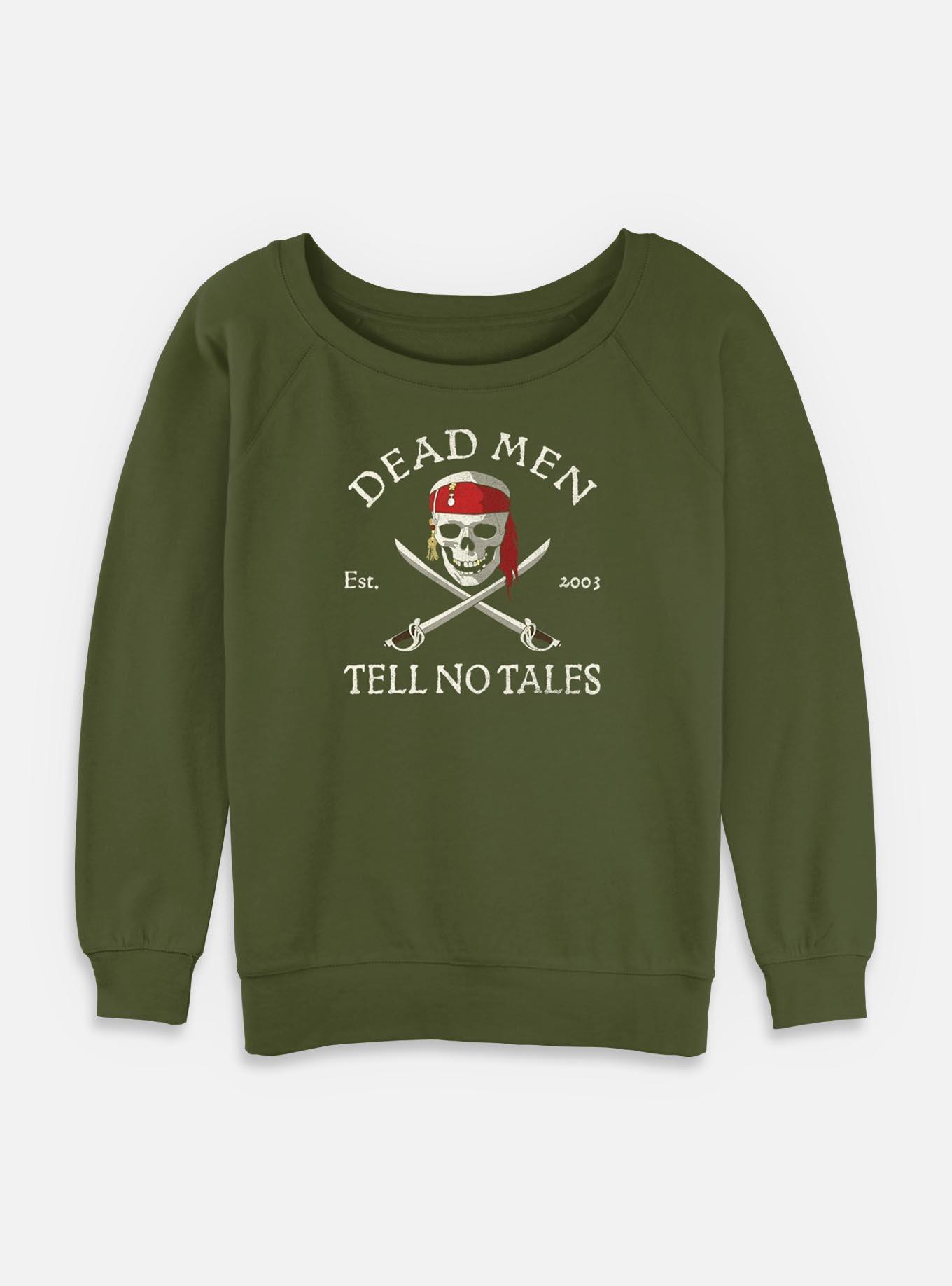 Disney Pirates of the Caribbean Dead Men Tell No Tales Womens Slouchy Sweatshirt, , hi-res