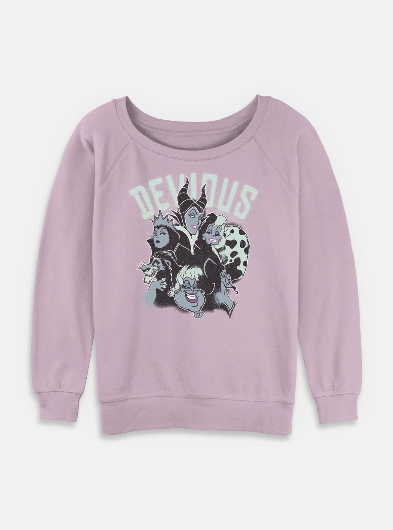 Disney Villains Devious Villains Womens Slouchy Sweatshirt, , hi-res