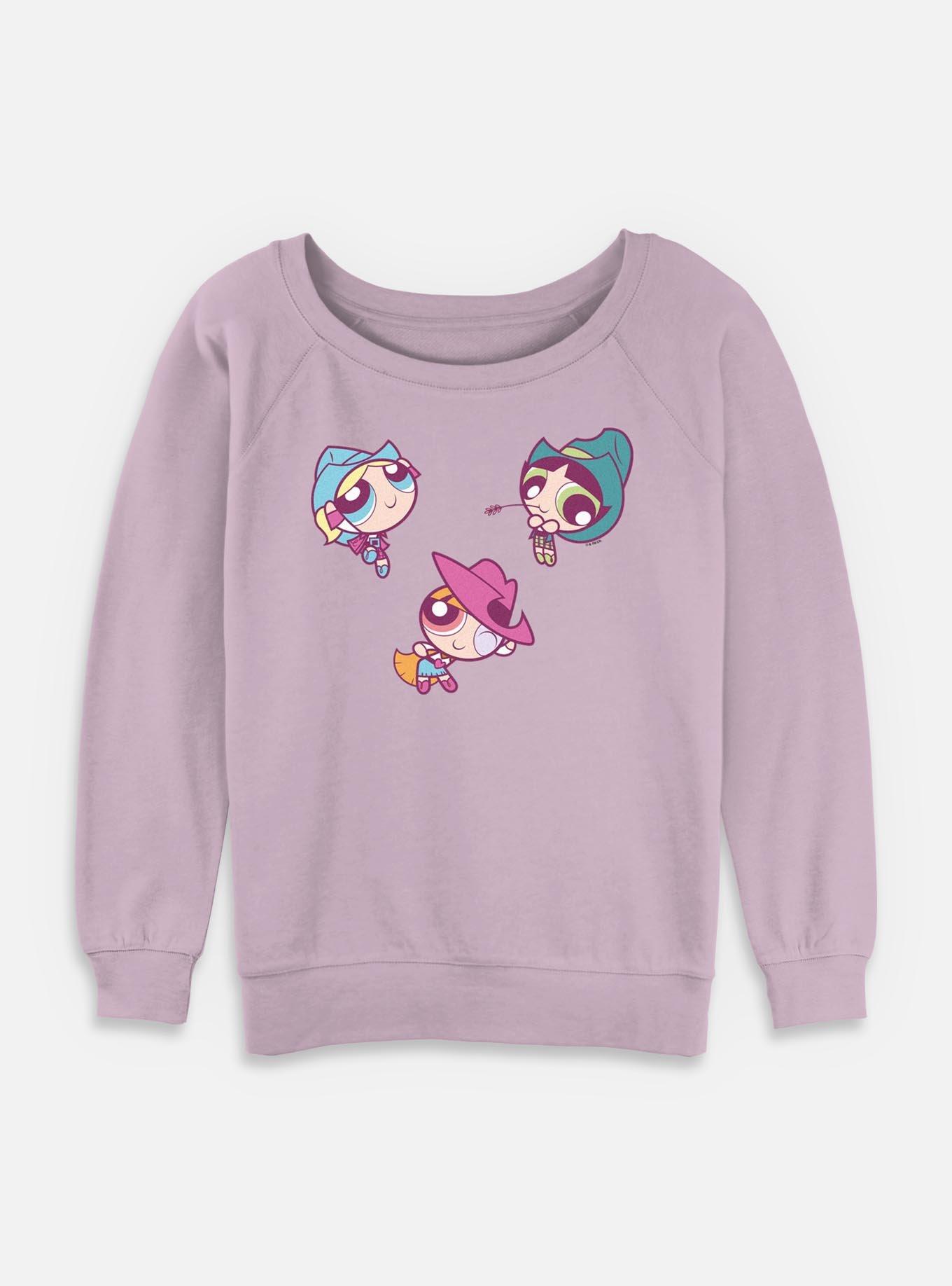 The Powerpuff Girls Rodeo Girls Womens Slouchy Sweatshirt, , hi-res