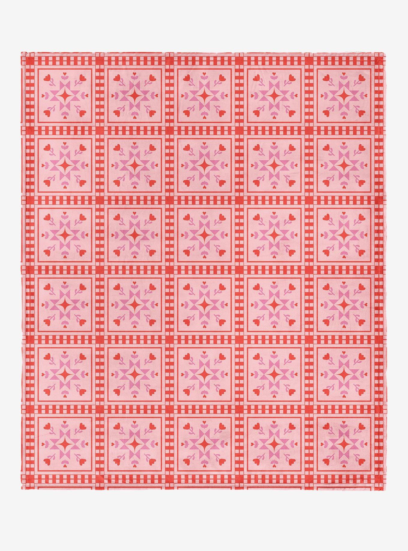 Quilted 50x60" Silk Touch Throw Blanket, , hi-res