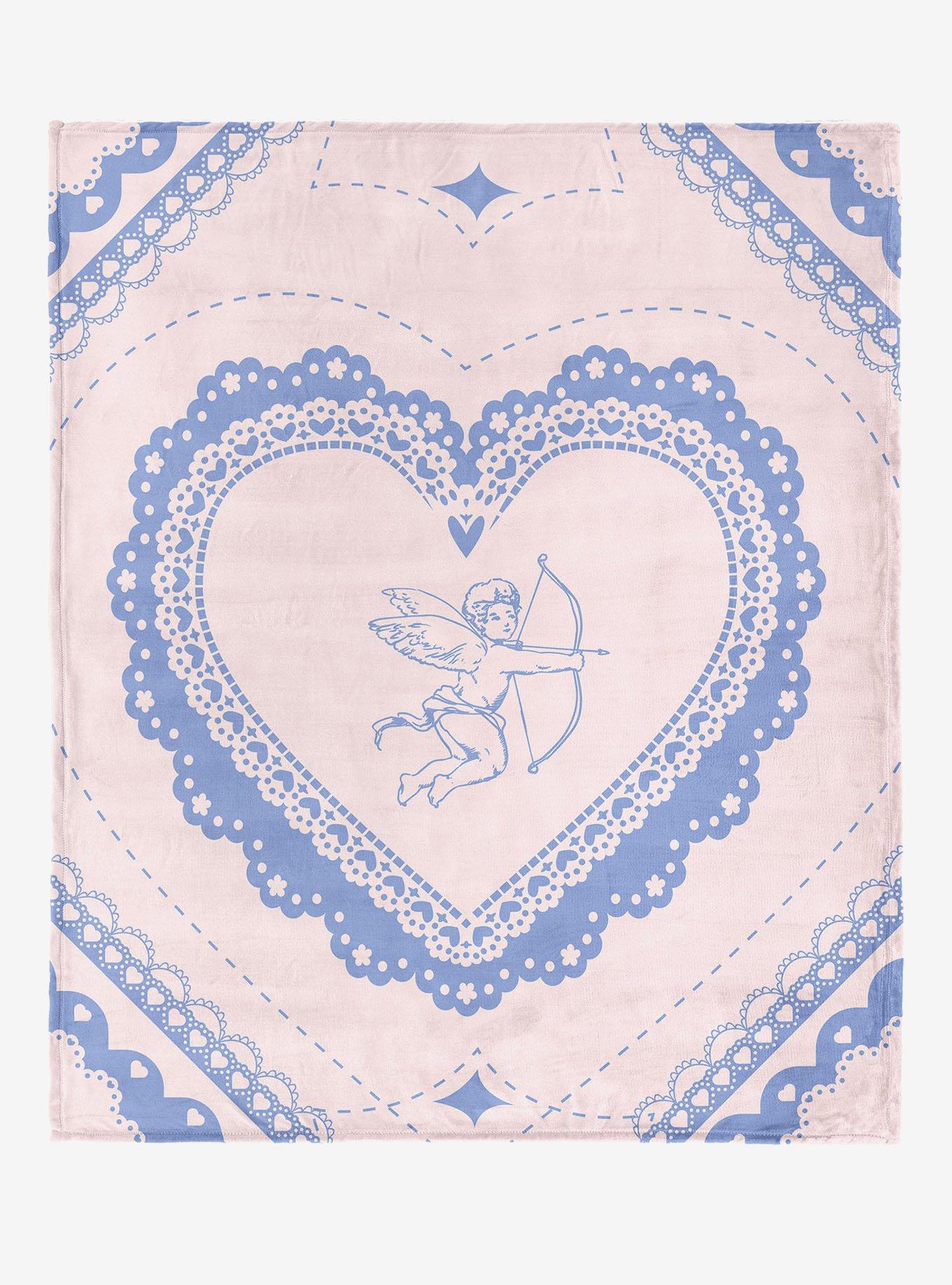 Vintage Hearts 50x60" Silk Touch Throw Blanket, , hi-res