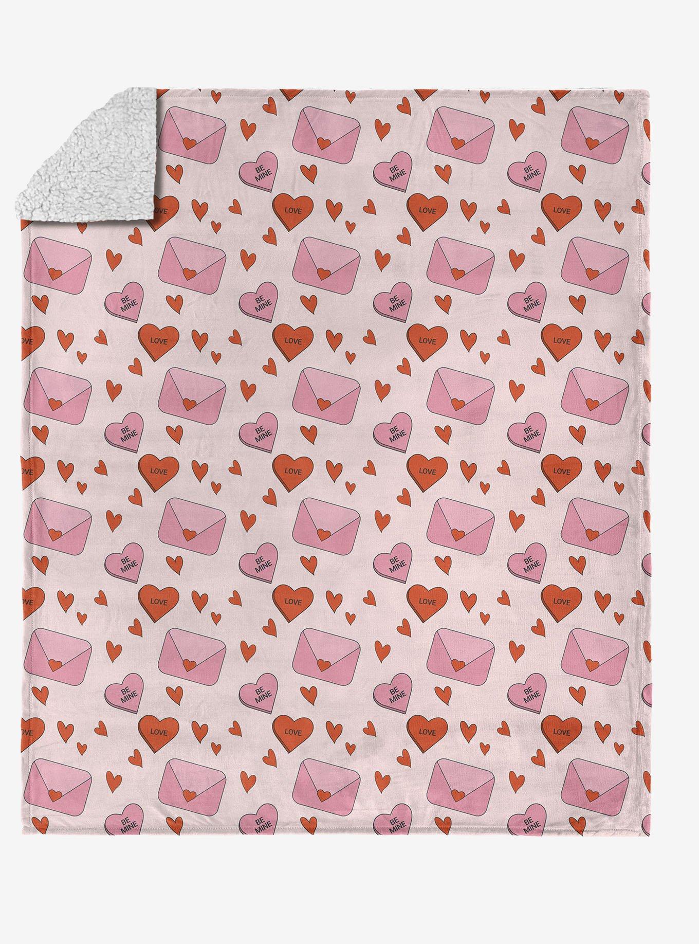 Send My Love Silk Touch Sherpa Throw Blanket, , hi-res