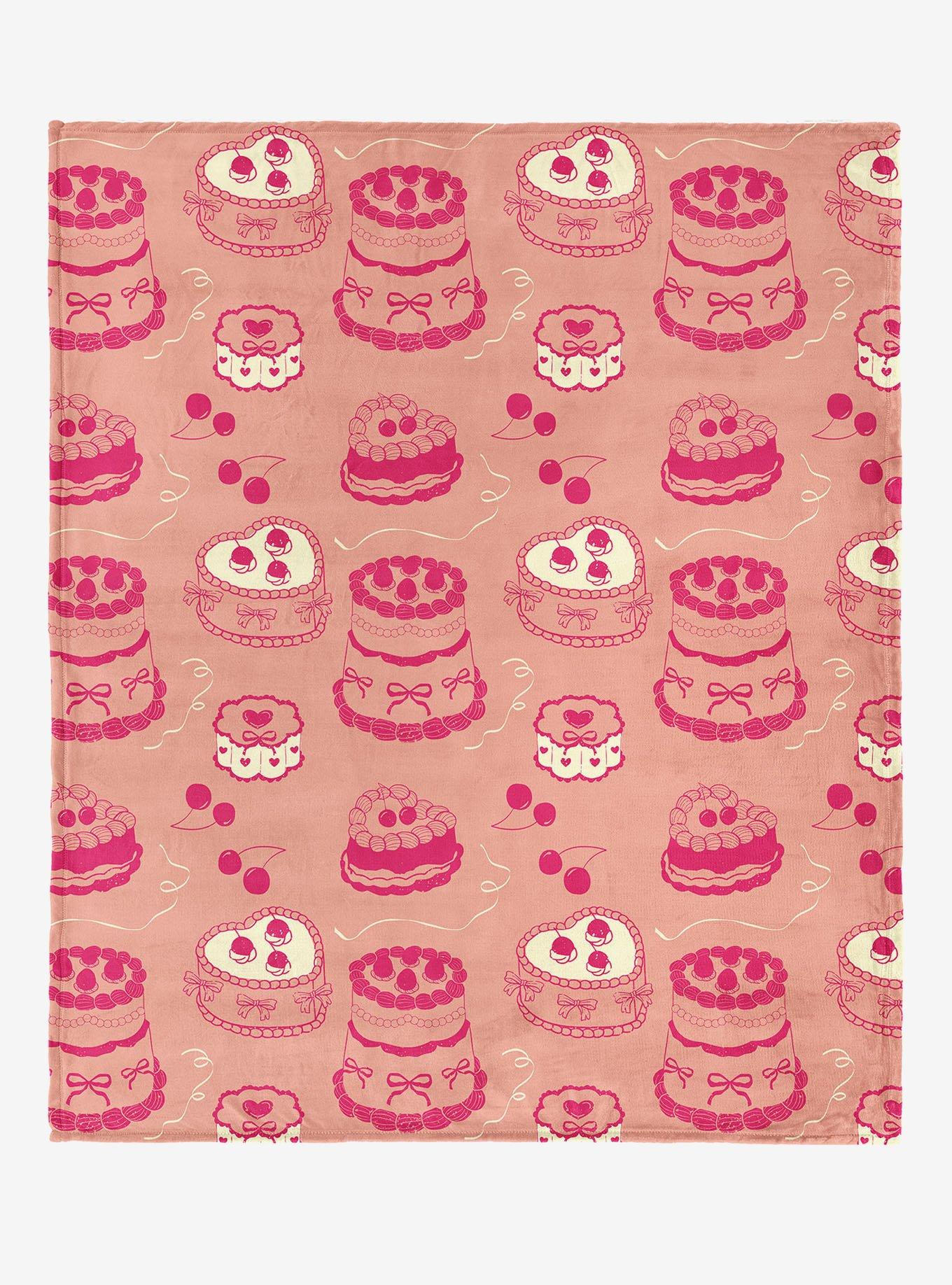 Valentine's Day Cakes 60x80" Silk Touch Throw Blanket, , hi-res