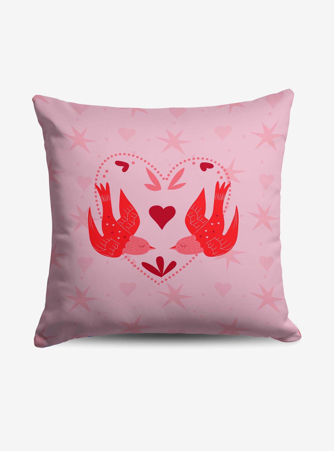 Flying Birds Throw Pillow, , hi-res