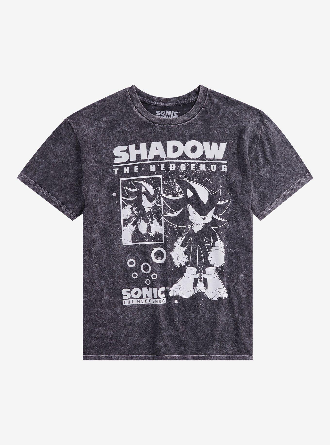 Sonic The Hedgehog Shadow Mineral Wash T-Shirt 
