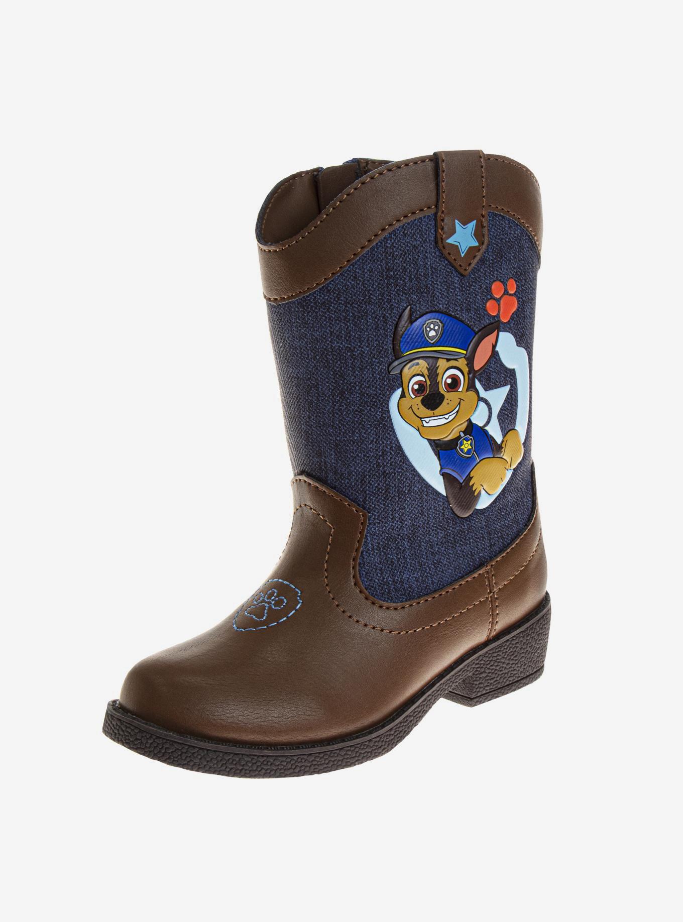 Paw Patrol Cowboys' Toddler & Youth Boots, BROWN, hi-res