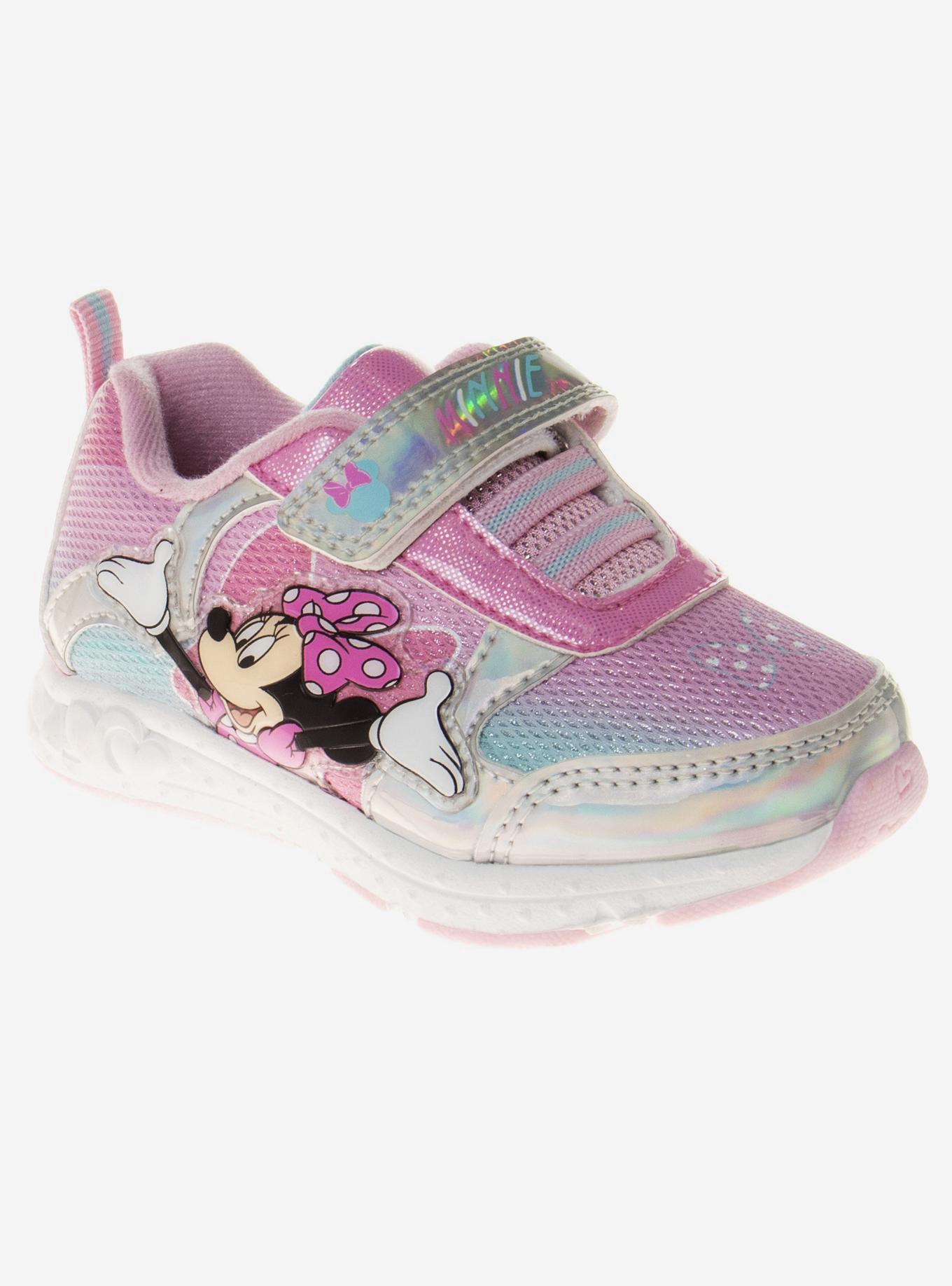 Disney Minnie Mouse Girls One White Light Sneakers, , hi-res