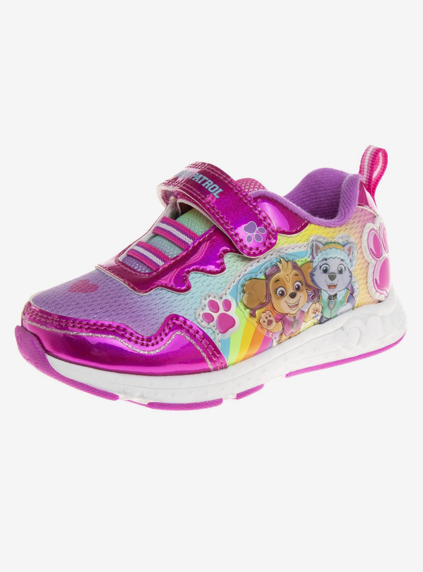 Paw Patrol Skye and Everest Hook & Loop Toddler & Girls Light Up Sneakers, , hi-res