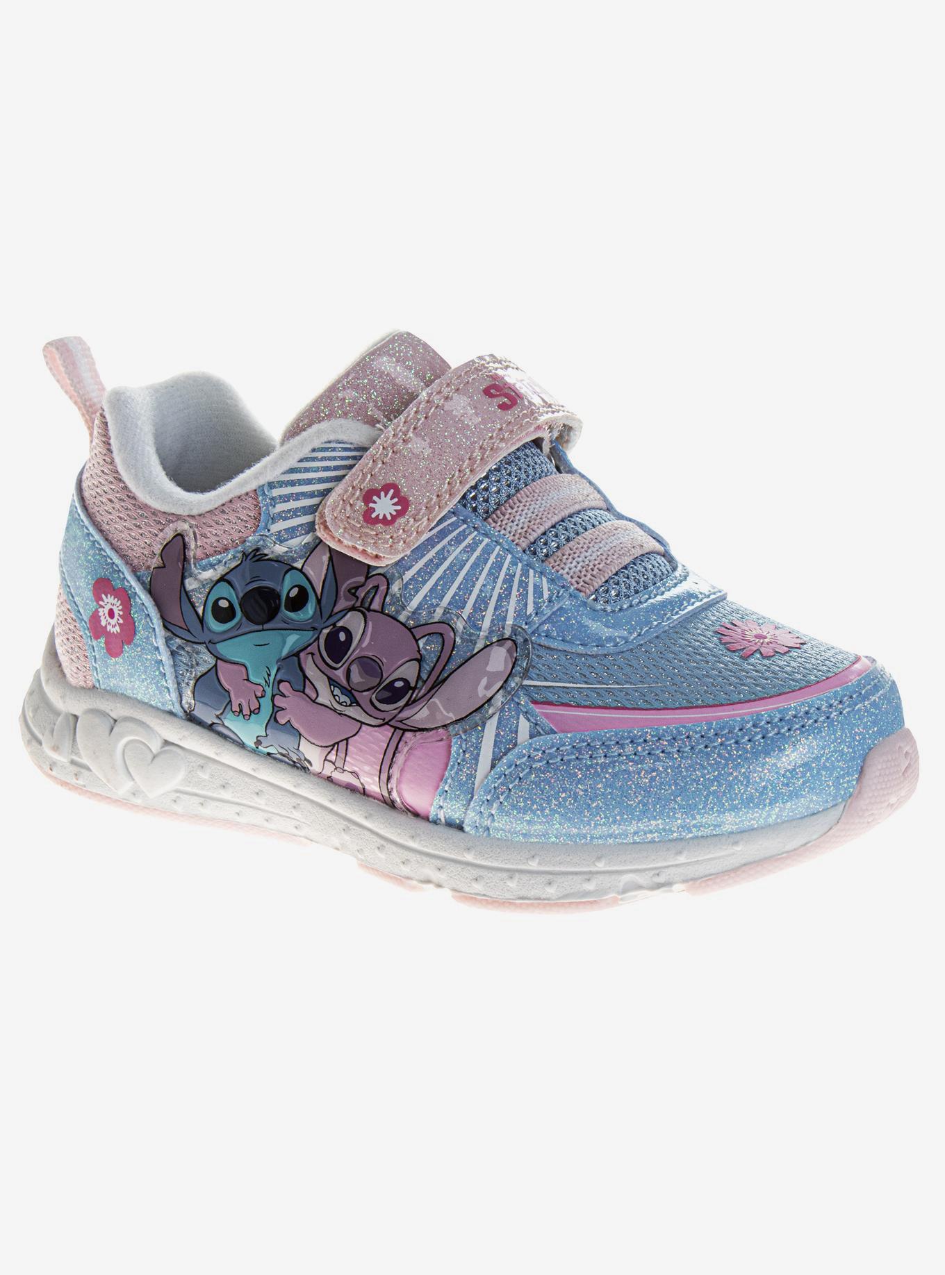 Disney Lilo & Stitch Angel and Stitch Toddler & Girls Light Up Sneakers, , hi-res