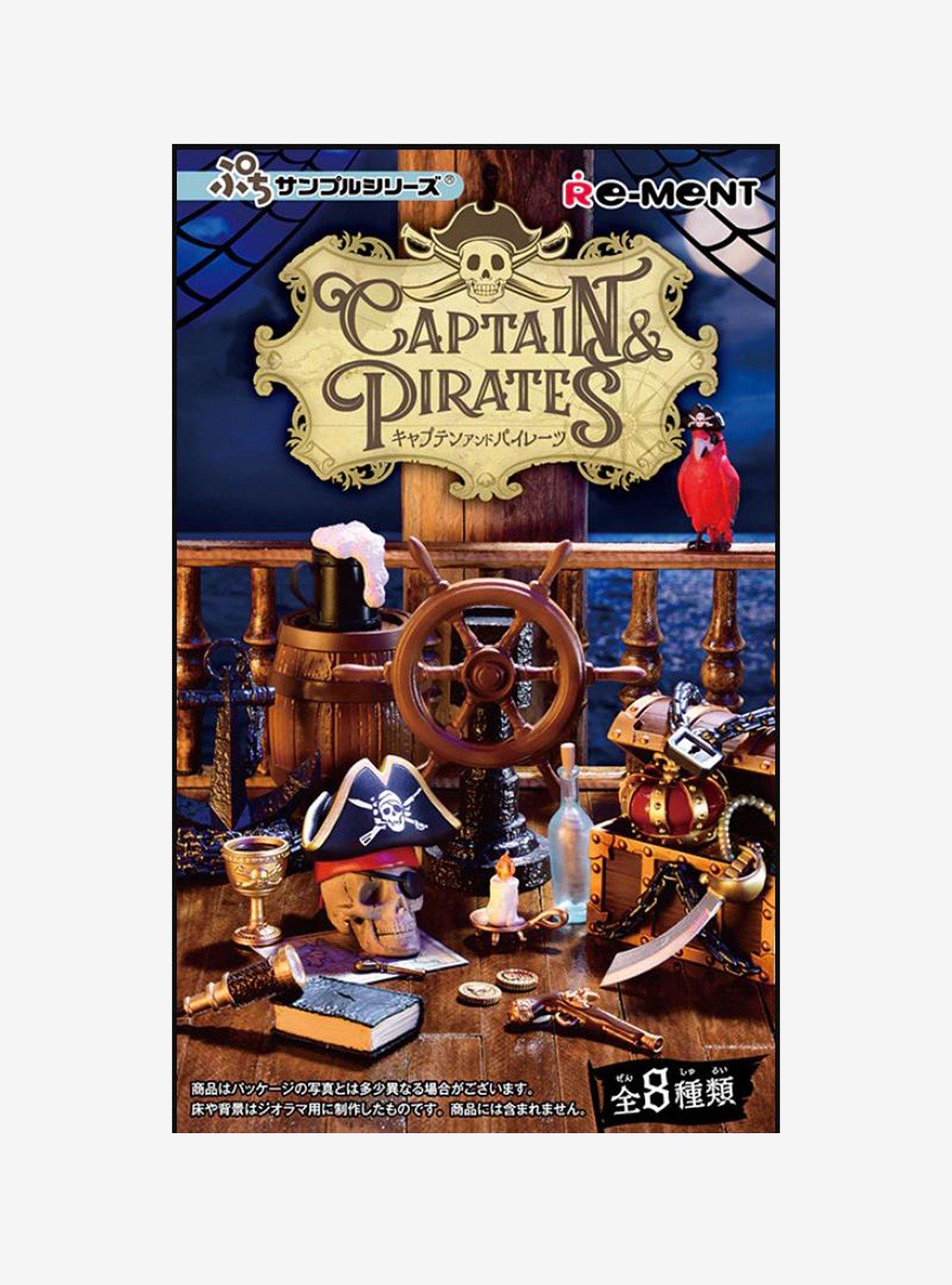 Re-Ment Captain & Pirates Figure Set Blind Box Set, , hi-res