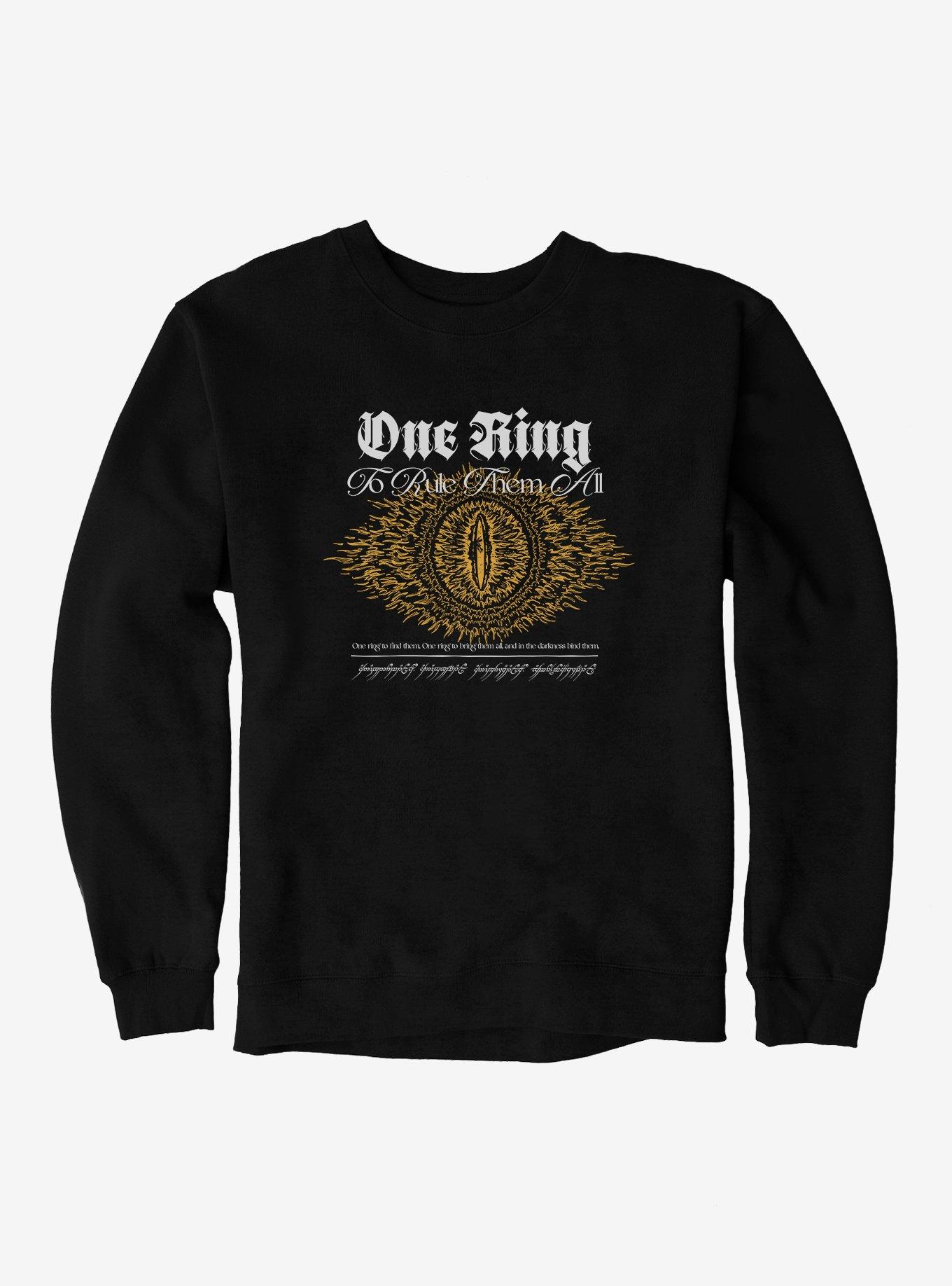 The Lord Of The Rings One Ring Eye Of Sauron Sweatshirt, , hi-res