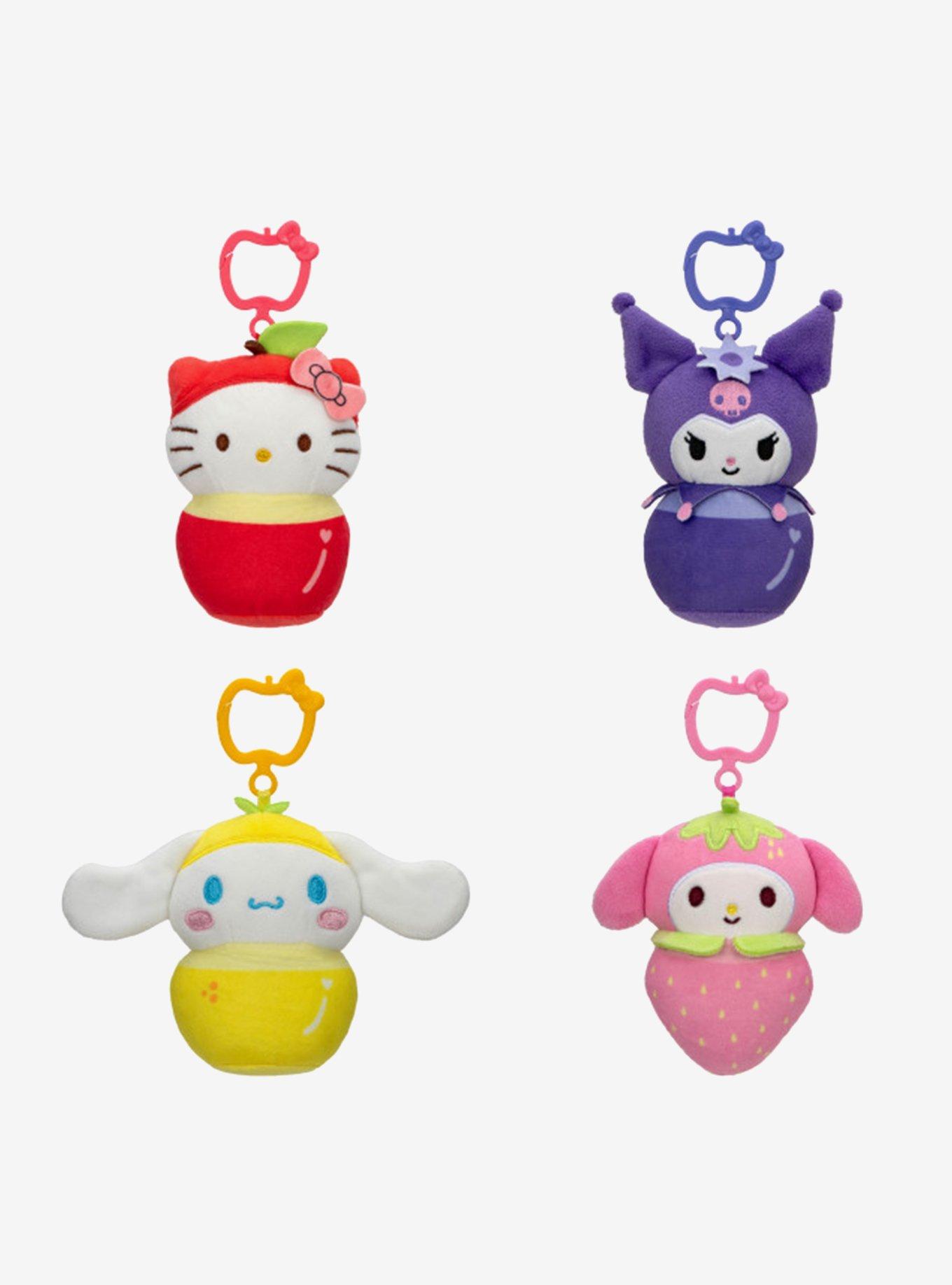 Hello Kitty And Friends Fruit Assorted Blind Plush Bag Charm, , hi-res