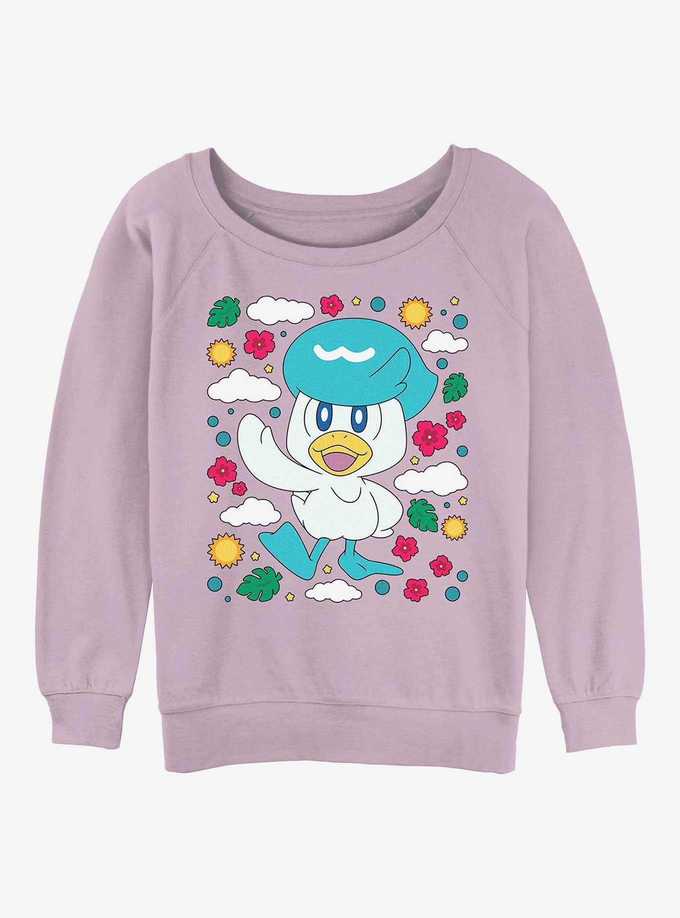 Pokemon Quaxly Iconic Girls Slouchy Sweatshirt, , hi-res