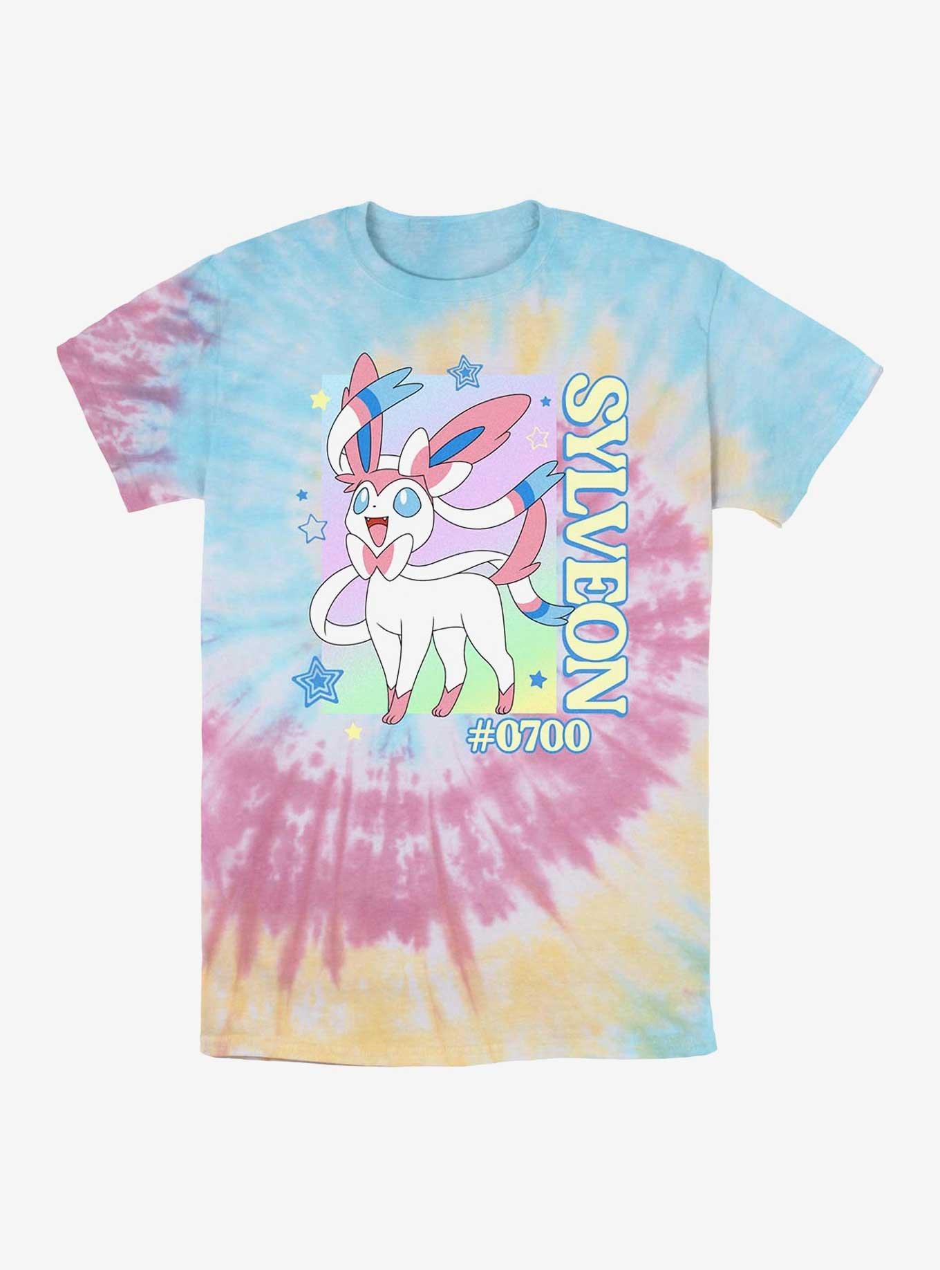 Pokemon Sylveon Heart Tie-Dye T-Shirt, , hi-res