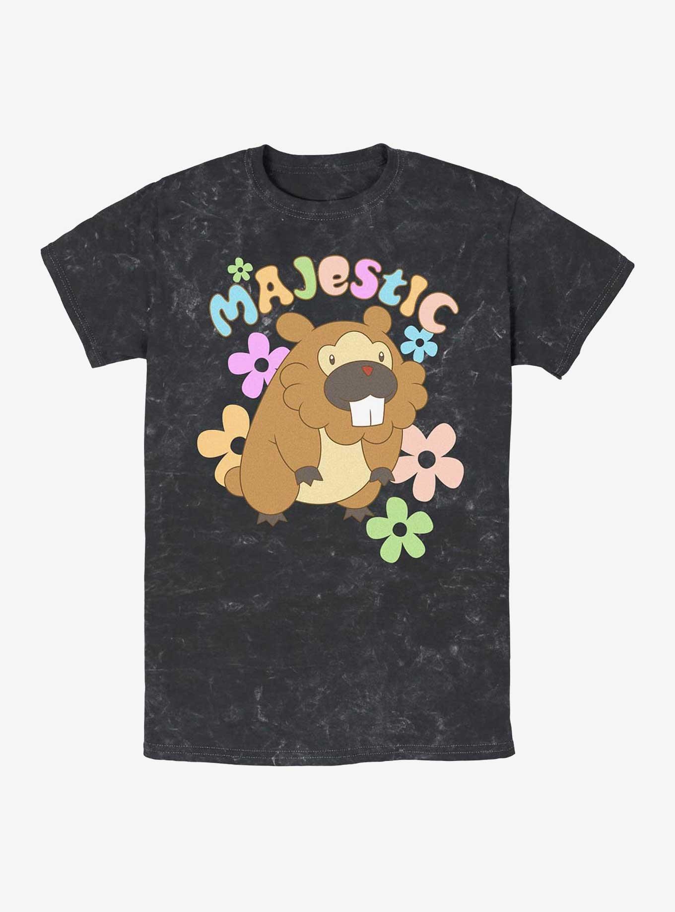 Pokemon Bidoof Majestic Mineral Wash T-Shirt, , hi-res