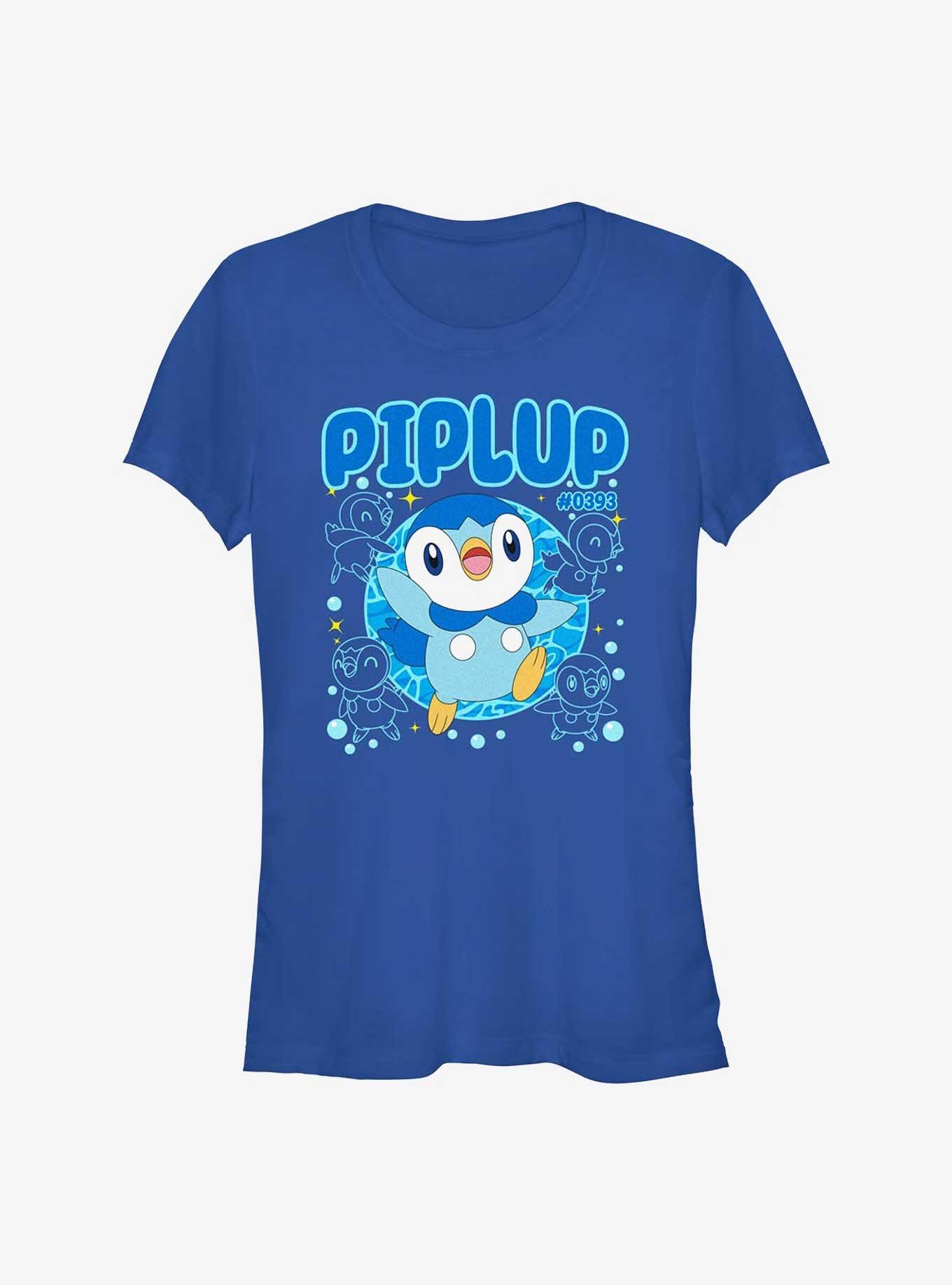 Pokemon Piplup Focused Girls T-Shirt, , hi-res