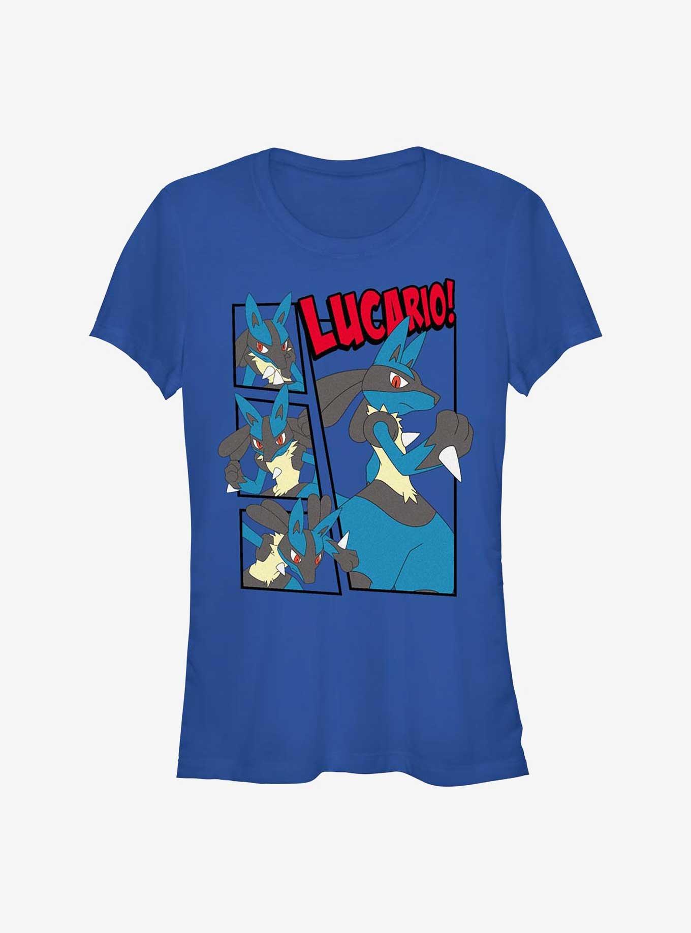 Pokemon Lucario Panels Girls T-Shirt, , hi-res