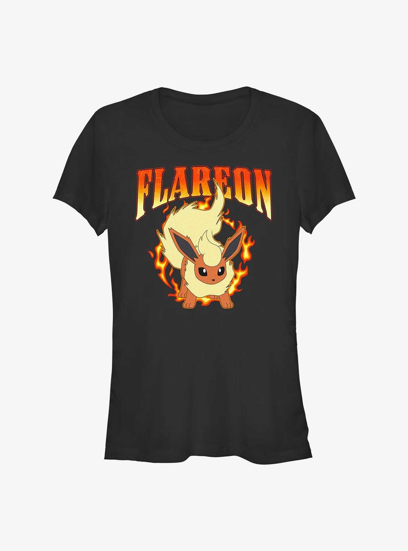 Pokemon Flareon Flame Wheel Girls T-Shirt, , hi-res