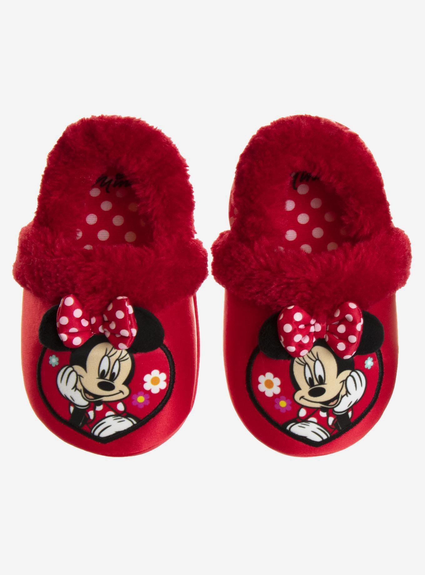 Disney Minnie Mouse Dual Sizes Toddler & Girls Slippers, , hi-res