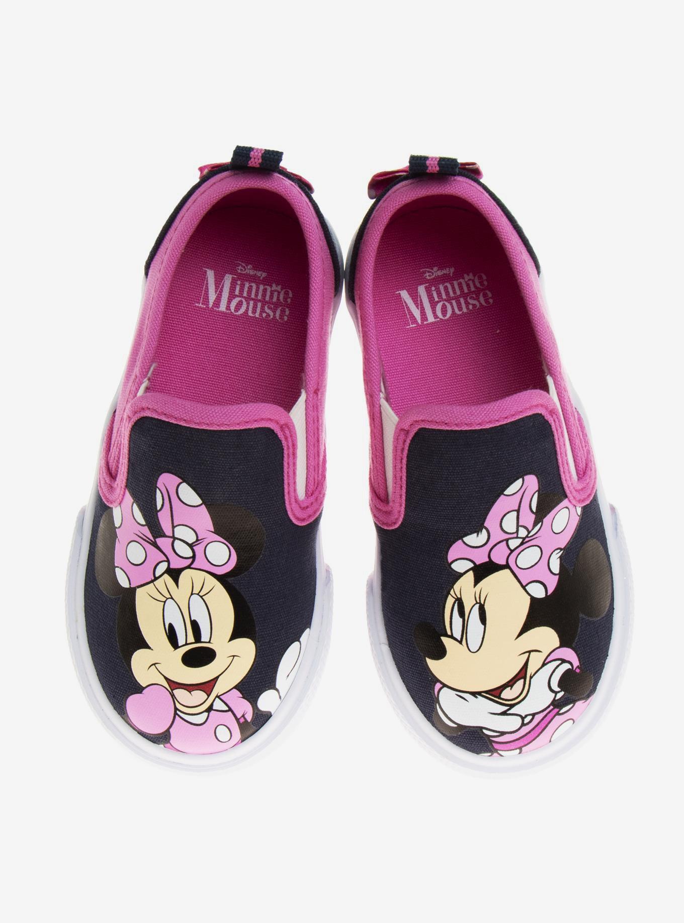 Disney Minnie Mouse Toddler & Girls Slip On Canvas Sneakers, , hi-res
