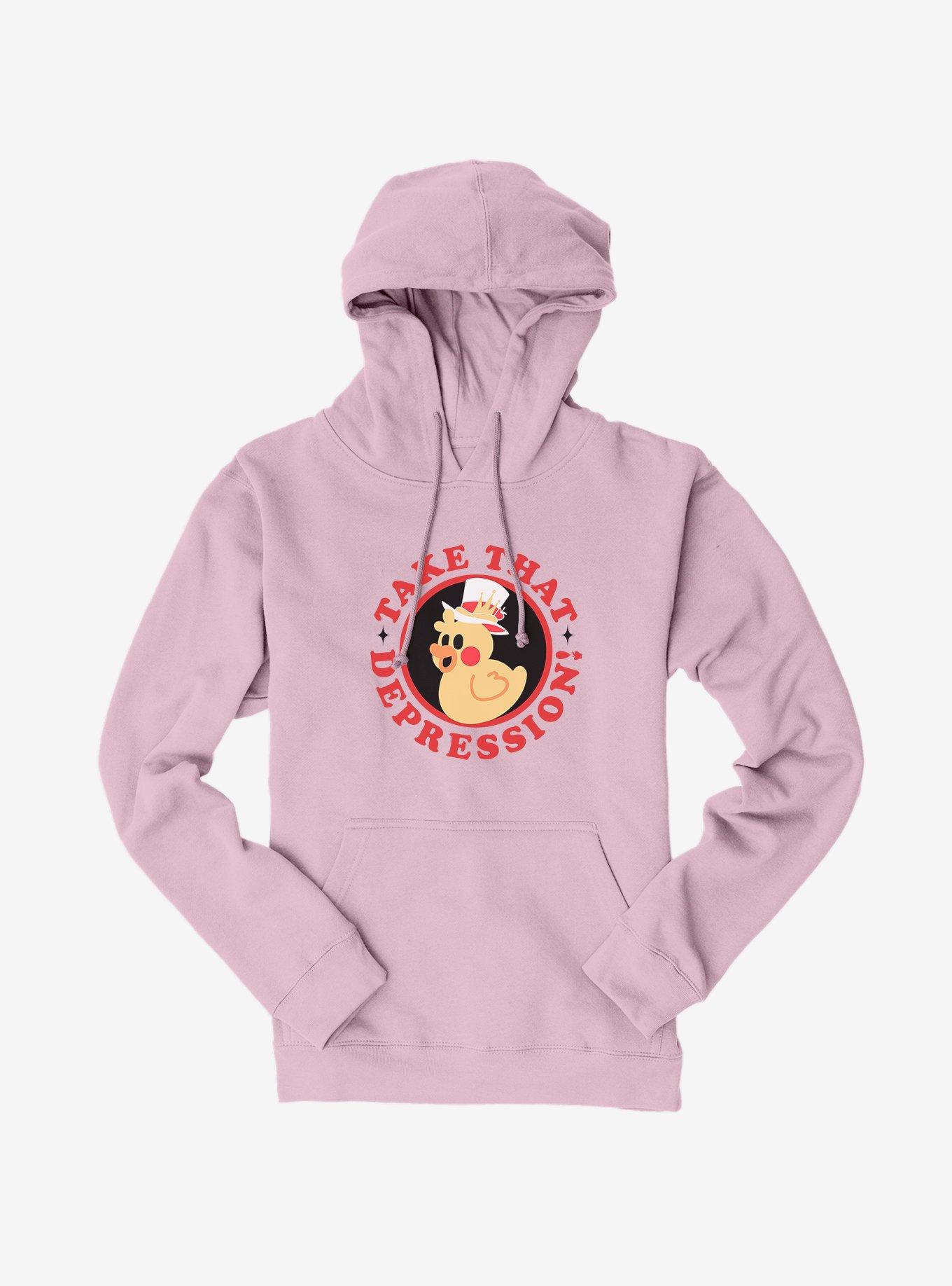 Hazbin Hotel Take That Depression Hoodie, LIGHT PINK, hi-res