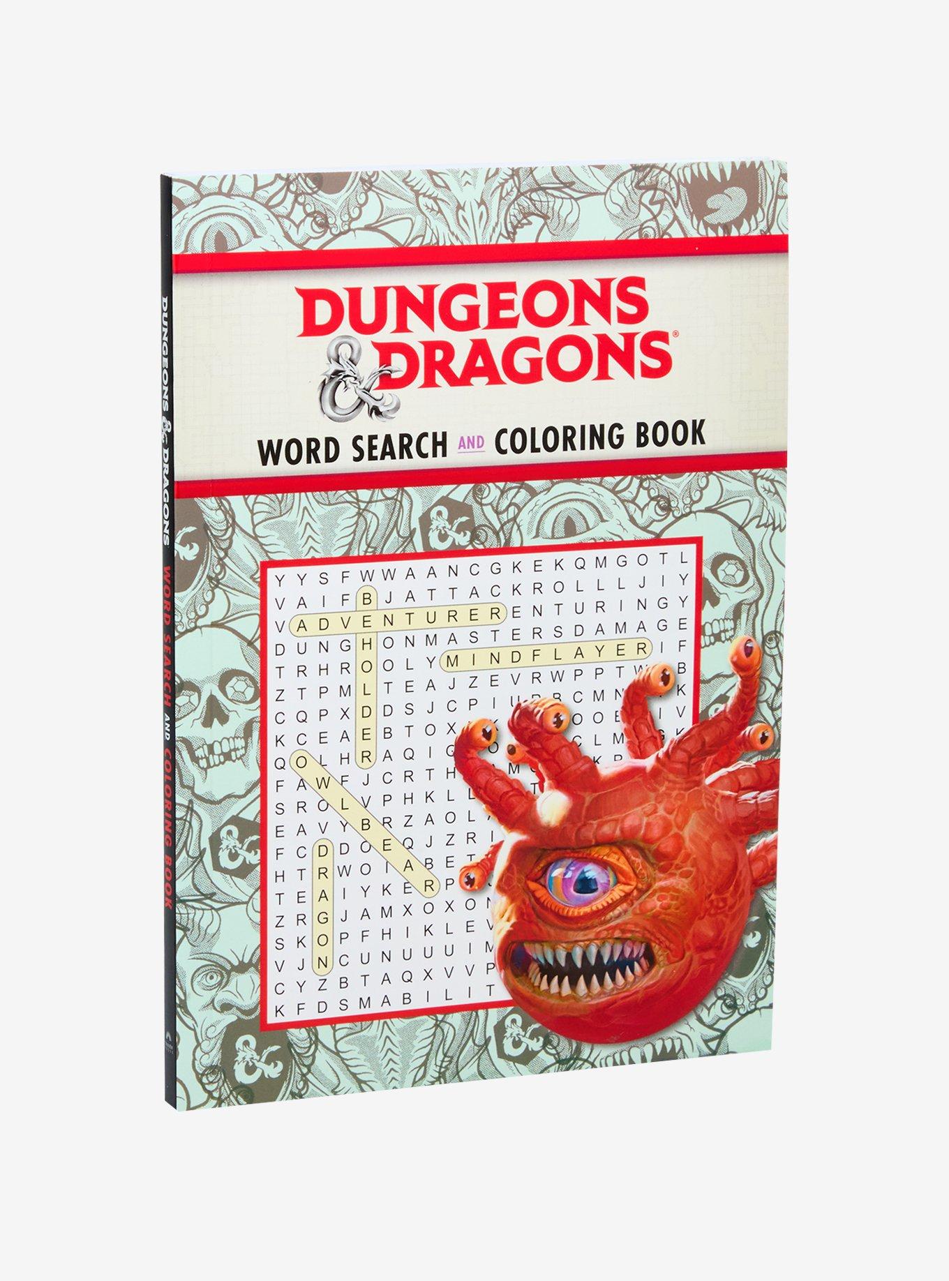 Dungeons & Dragons Word Search And Coloring Book, , hi-res