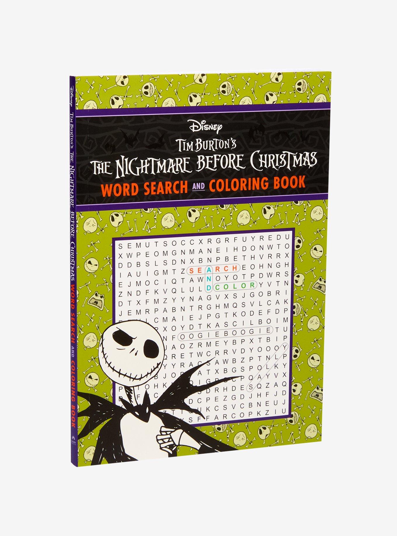 The Nightmare Before Christmas Word Search And Coloring Book, , hi-res