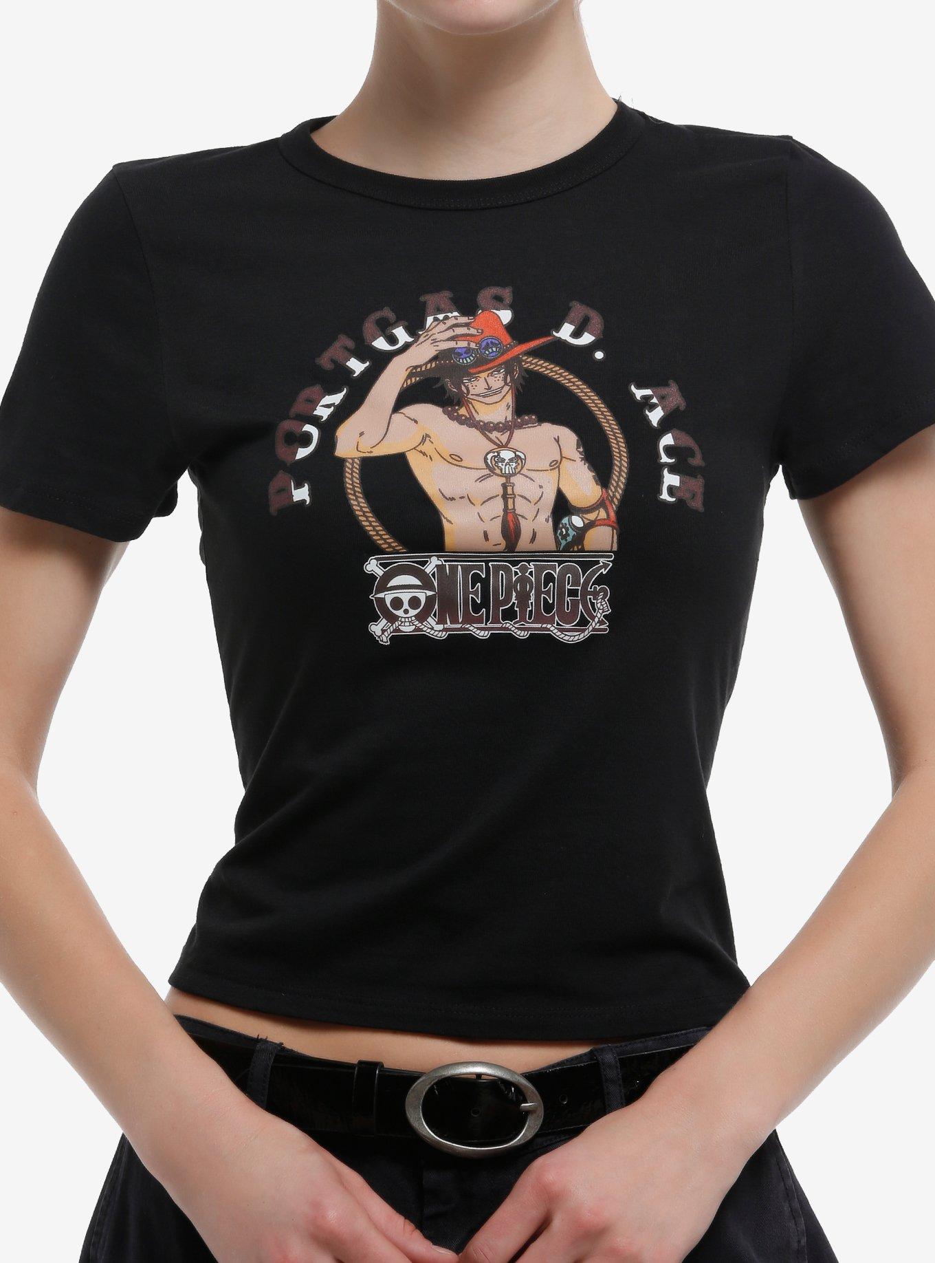 One Piece Ace Portrait Girls T-Shirt, , hi-res