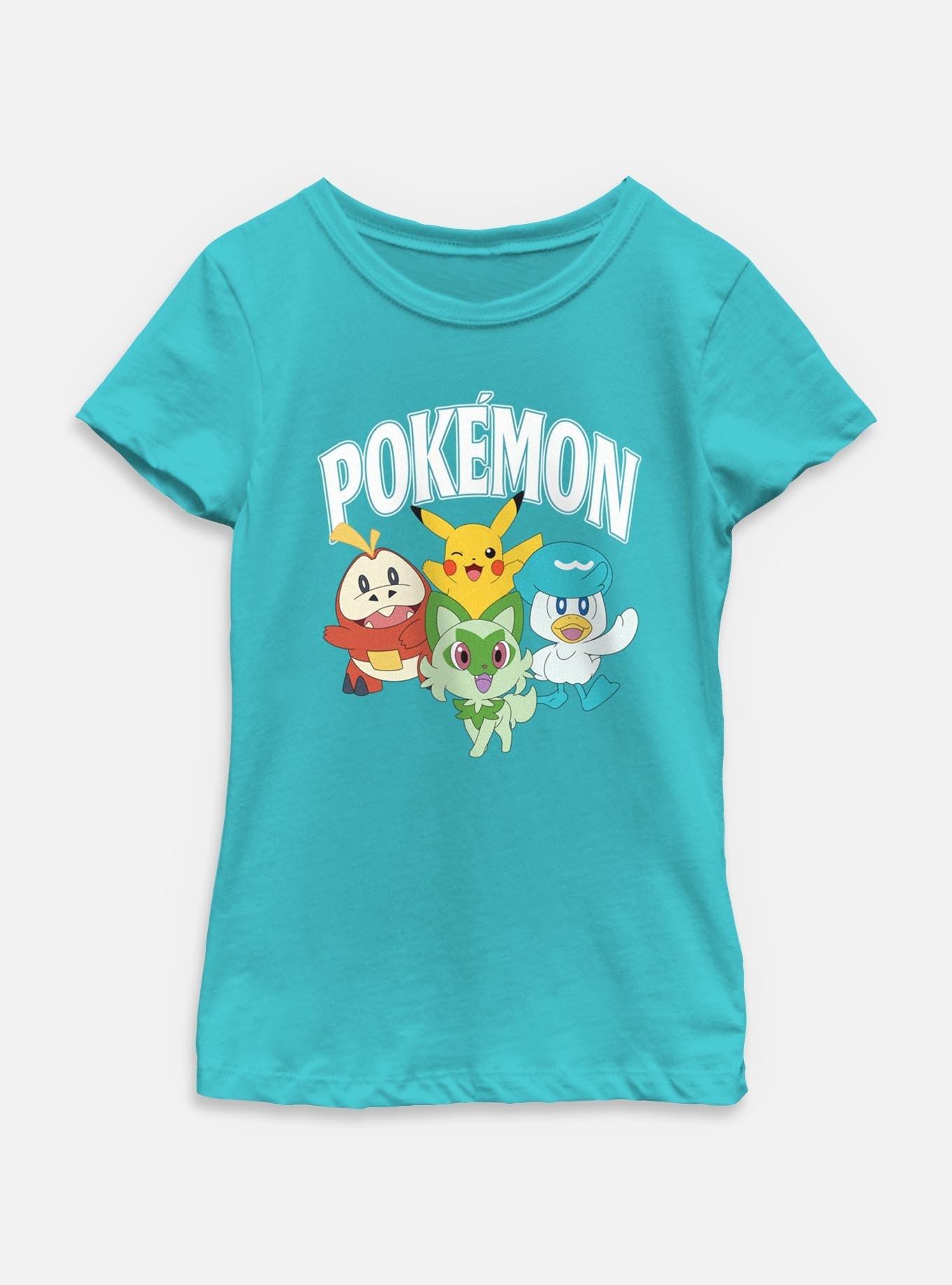 Pokemon Friends Squad Youth Girls T-Shirt, , hi-res