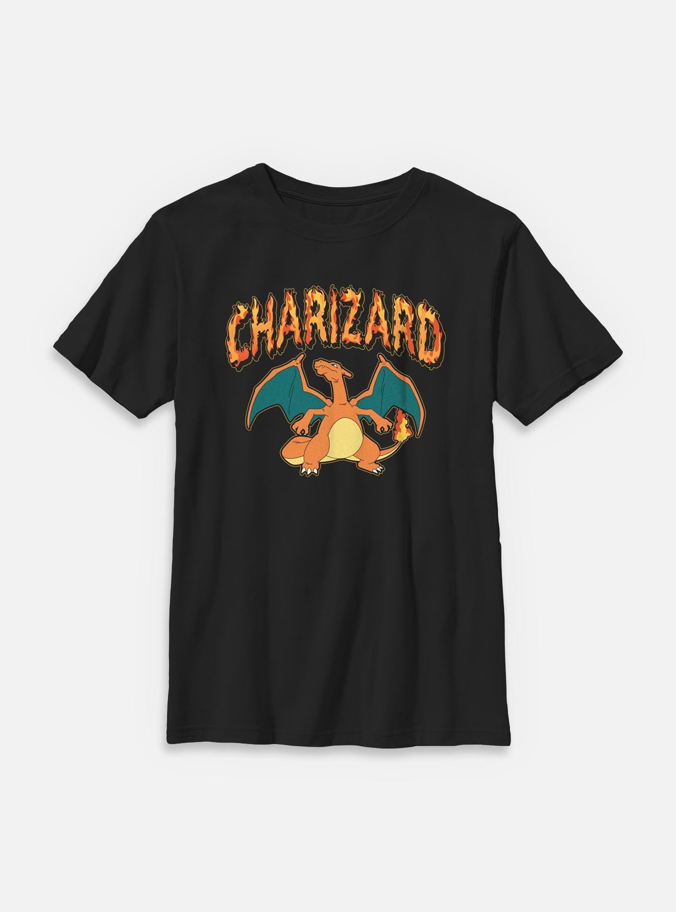 Pokemon Charizard Fire Type Youth T-Shirt, , hi-res