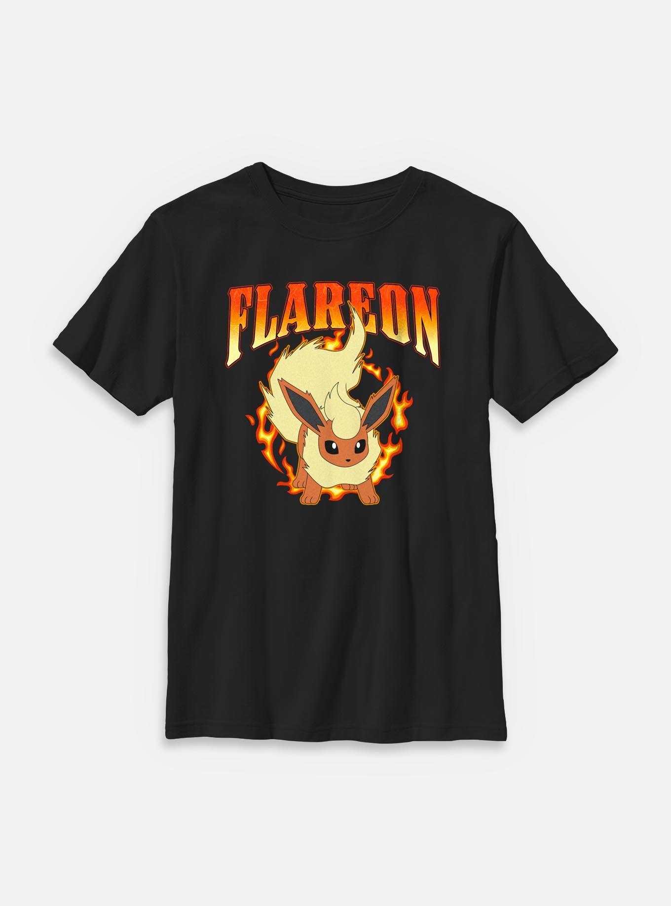 Pokemon Flareon Fire Attack Type Youth T-Shirt, , hi-res