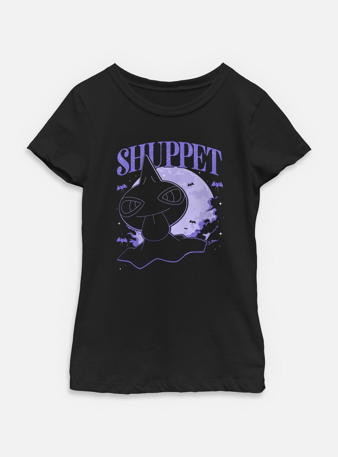 Pokemon Shuppet Sppoky Vibes Youth Girls T-Shirt, BLACK, hi-res