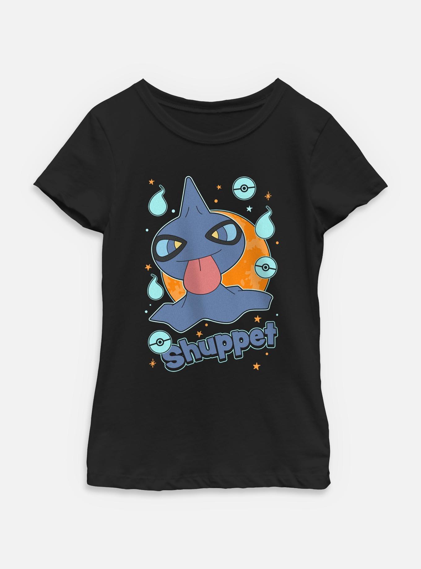 Pokemon Playful Shuppet Youth Girls T-Shirt, BLACK, hi-res