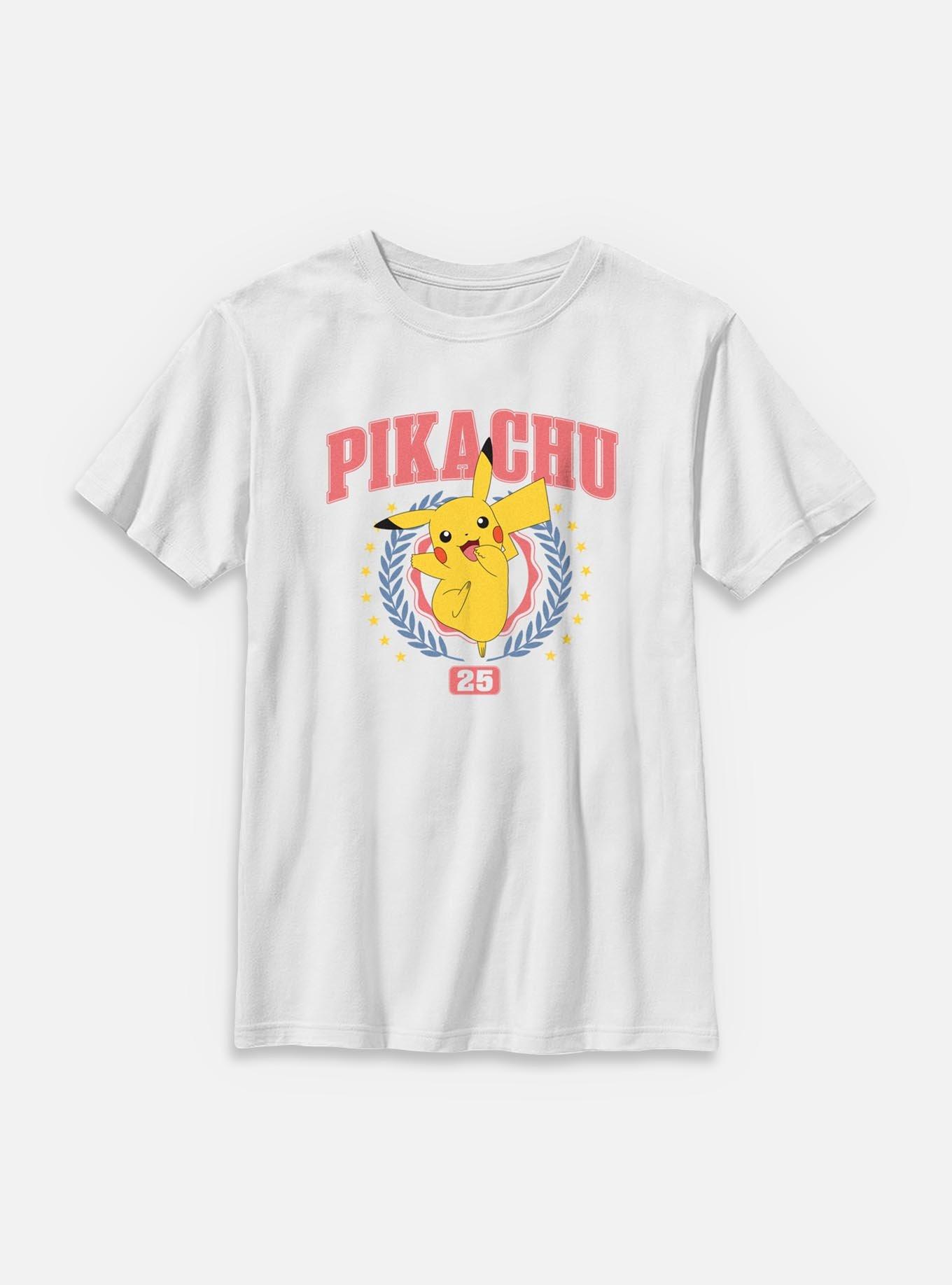 Pokemon Pikachu 25 Happy Youth T-Shirt, , hi-res