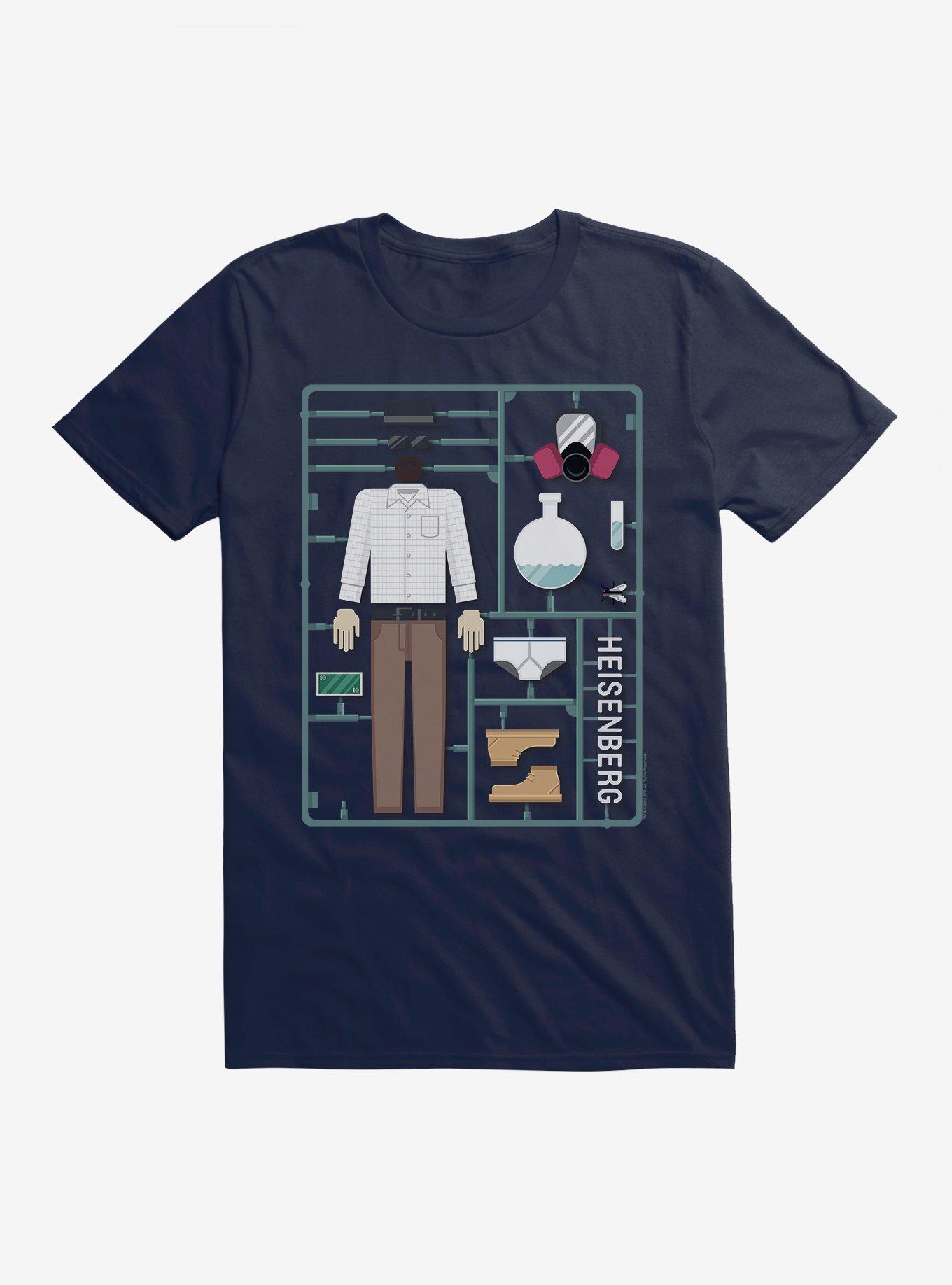 Breaking Bad Heisenberg Action Figure T-Shirt, MIDNIGHT NAVY, hi-res