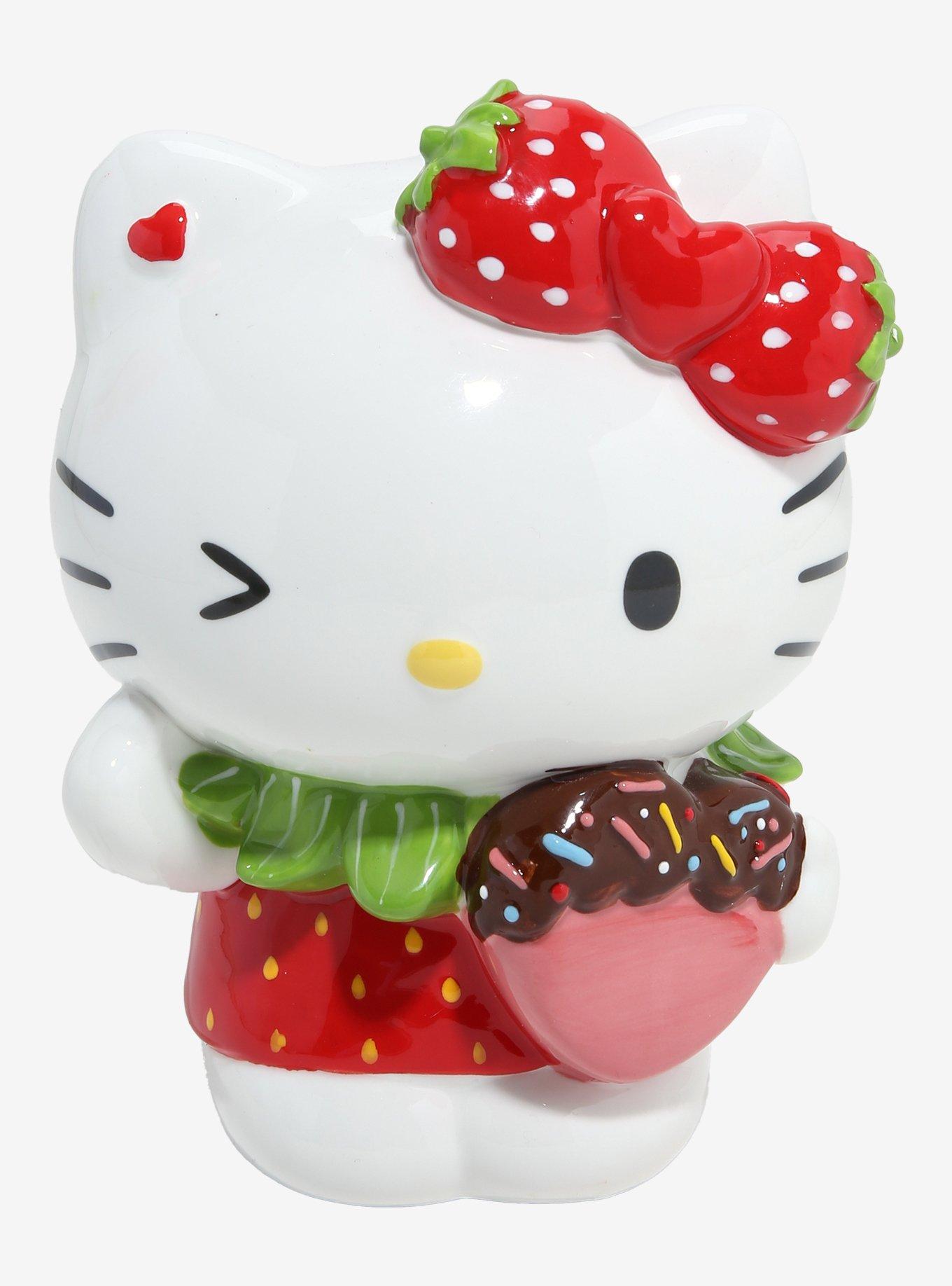 Hello Kitty Strawberry Ceramic Figure, , hi-res