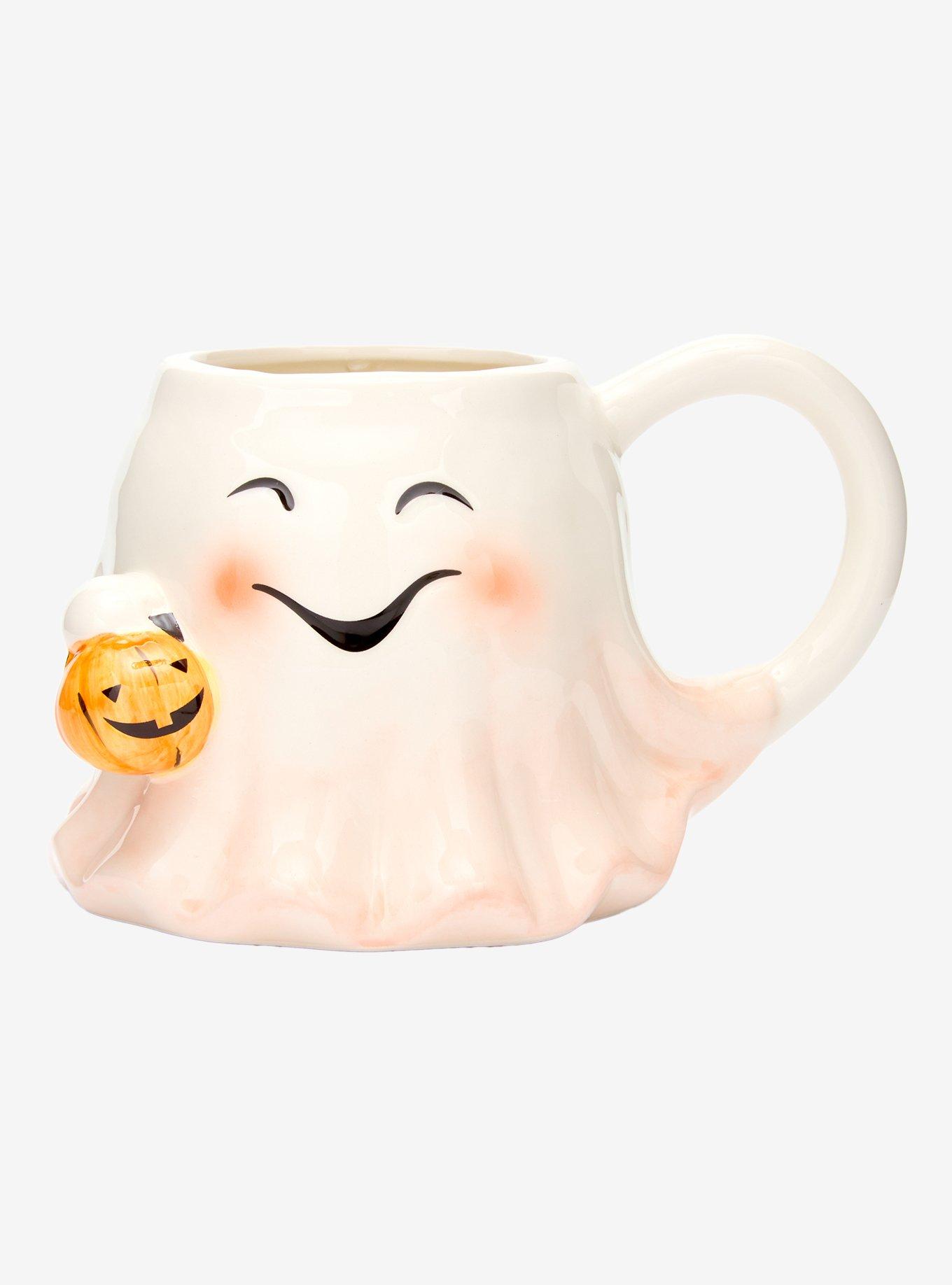 Ombré Ghost Jack-O'-Lantern Figural Mug, , hi-res