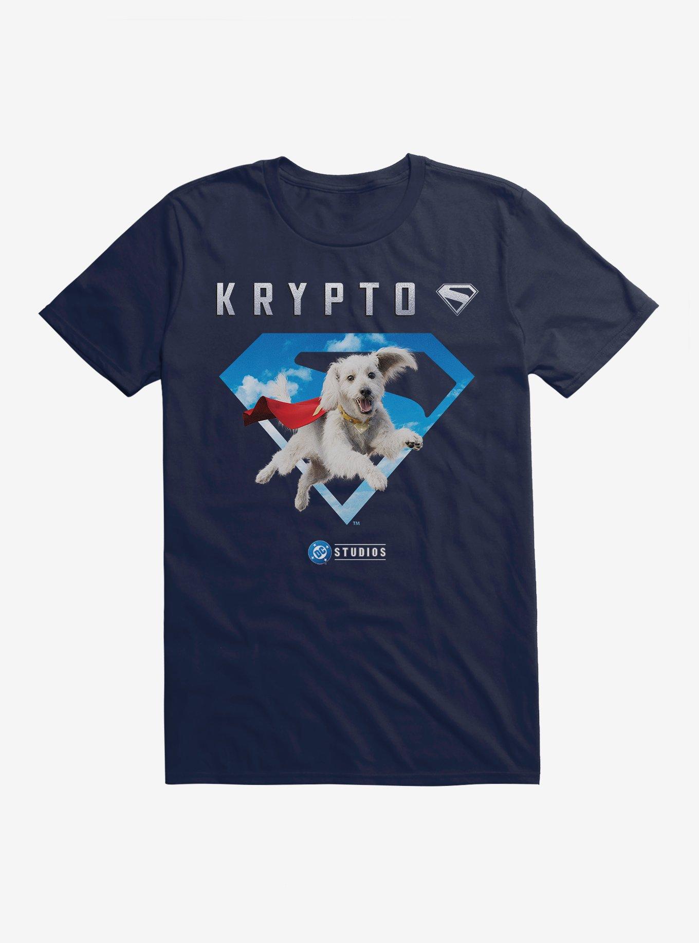 DC Superman Krypto The Superdog T-Shirt, MIDNIGHT NAVY, hi-res