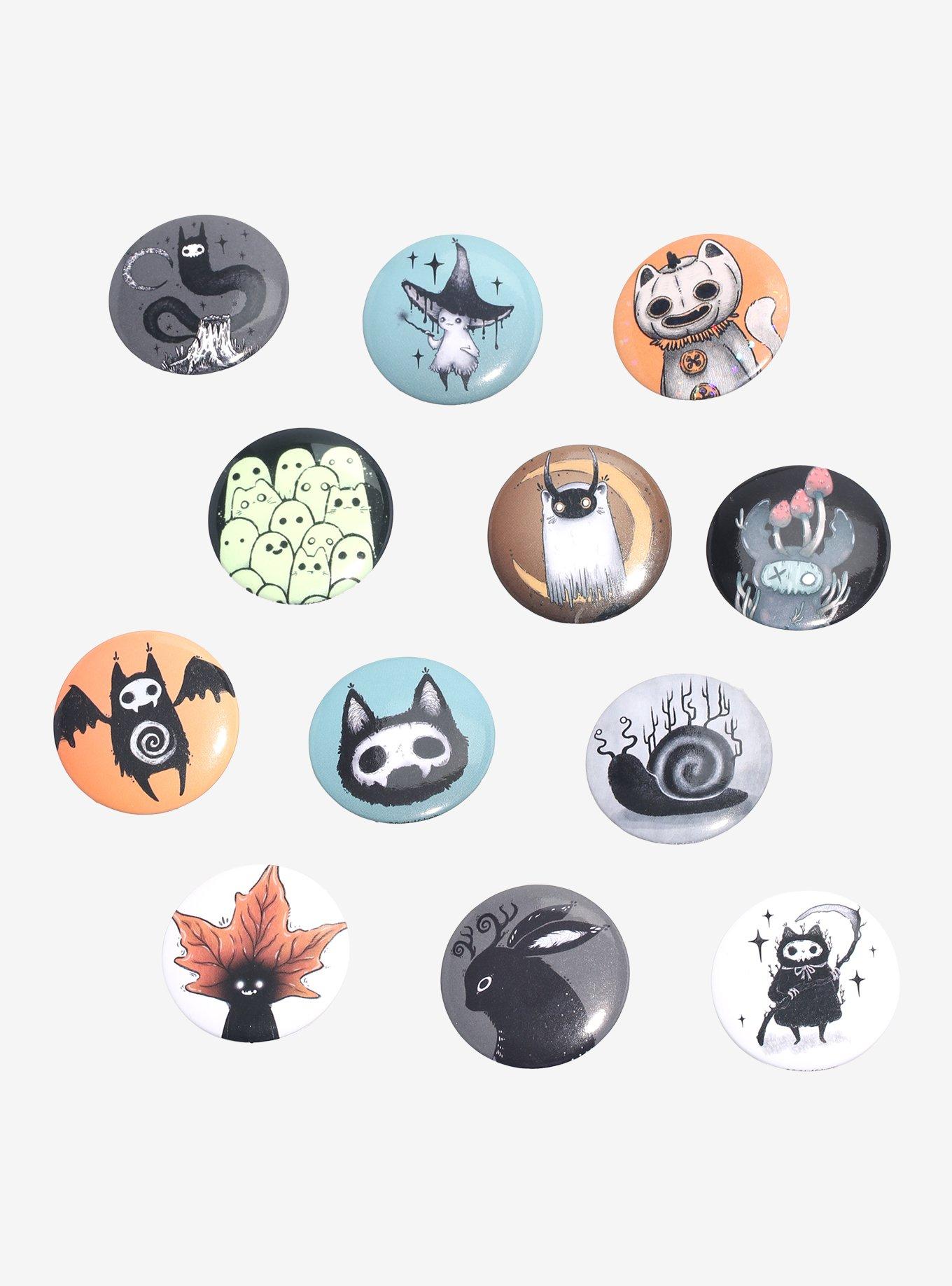 Guild Of Calamity Spooky Fall Blind Bag Buttons, , hi-res