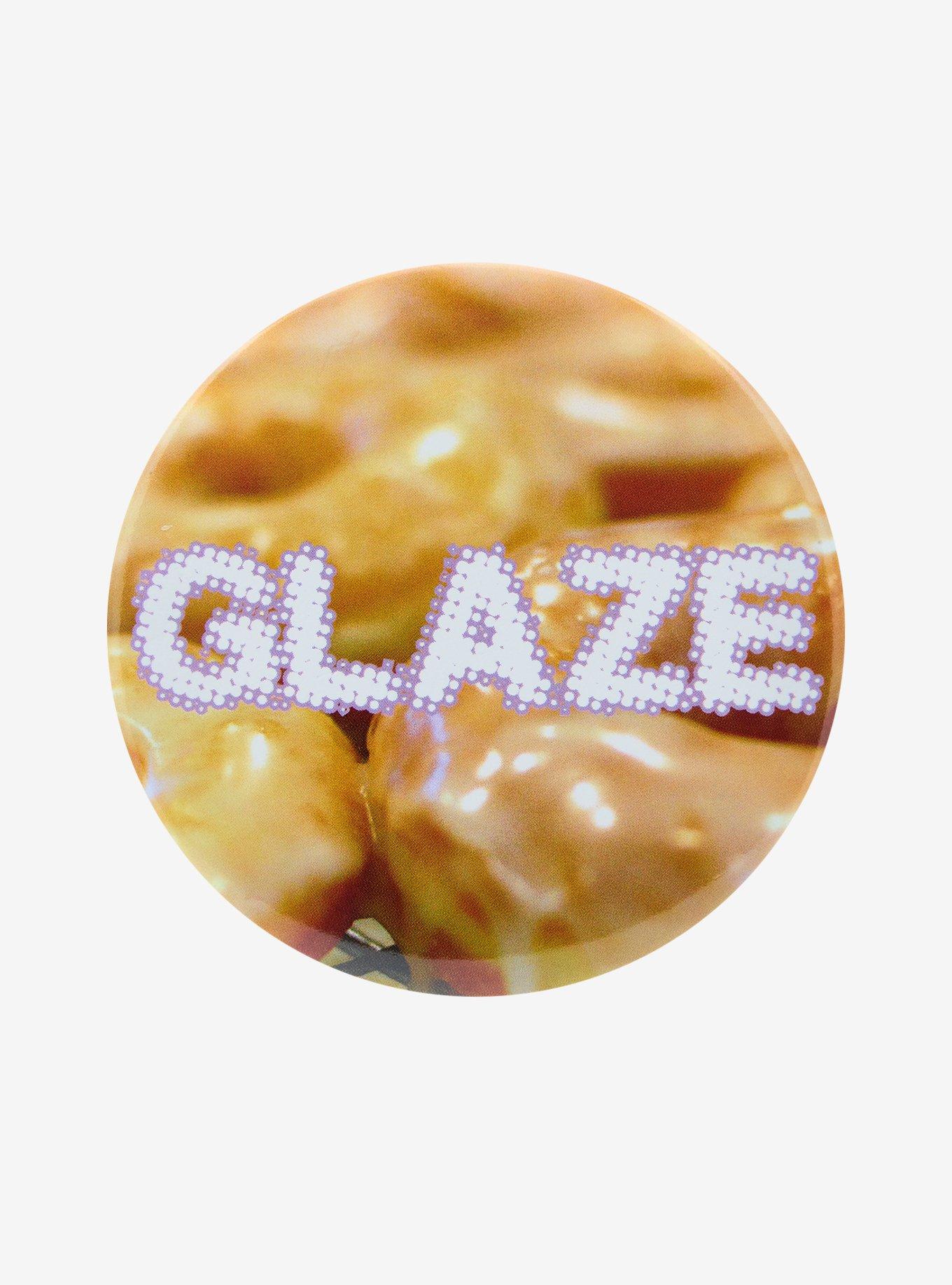 Glaze Donut 3 Inch Button, , hi-res
