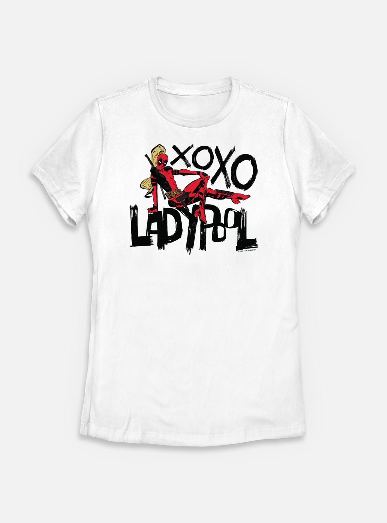 Marvel Deadpool & Wolverine Ladypool XOXO Womens T-Shirt, , hi-res