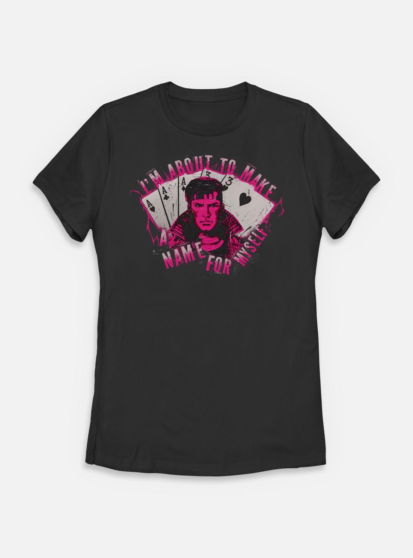 Marvel Deadpool & Wolverine Gambit Cards Womens T-Shirt, , hi-res