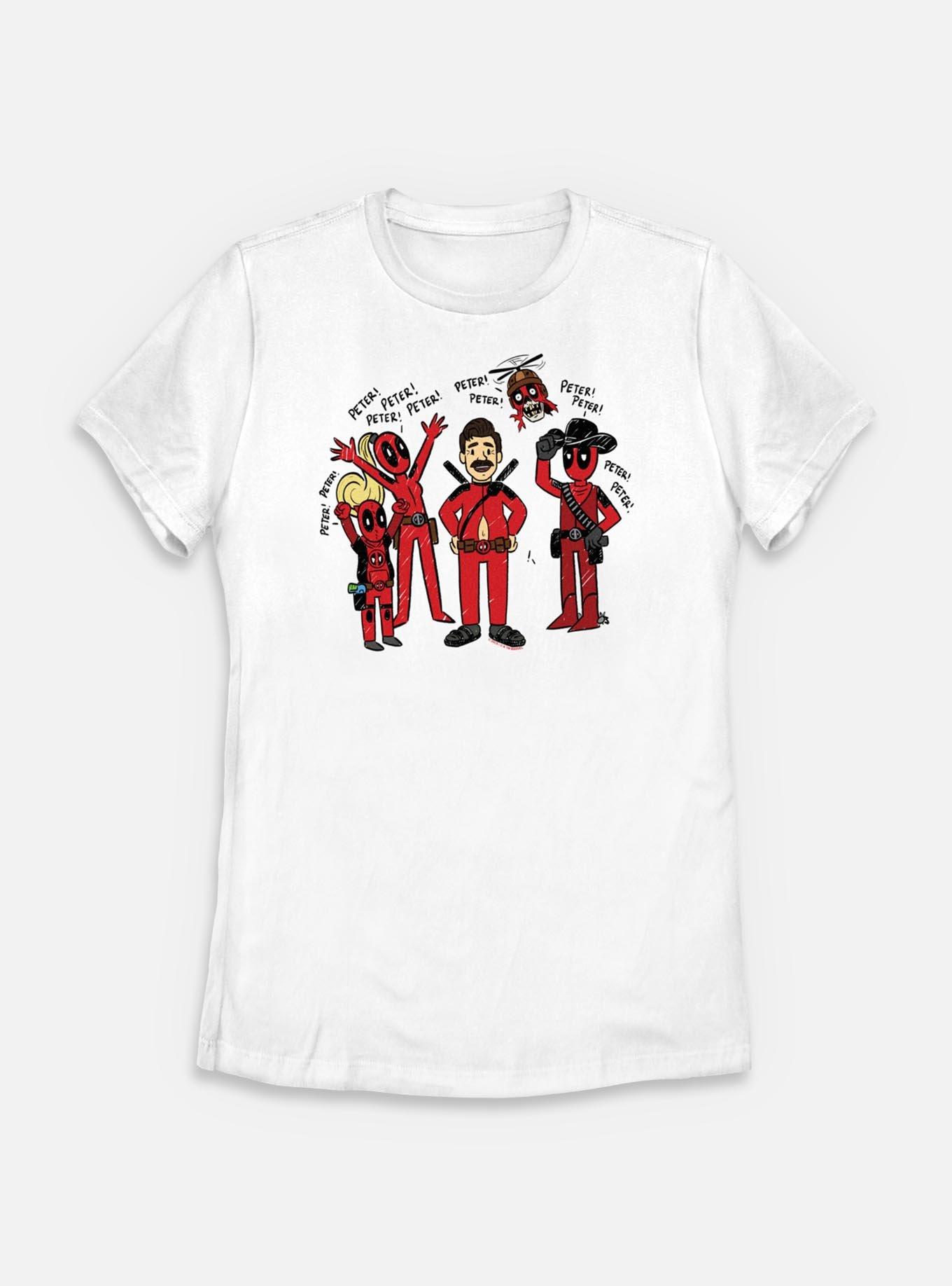 Marvel Deadpool & Wolverine We Love Peter Womens T-Shirt, , hi-res