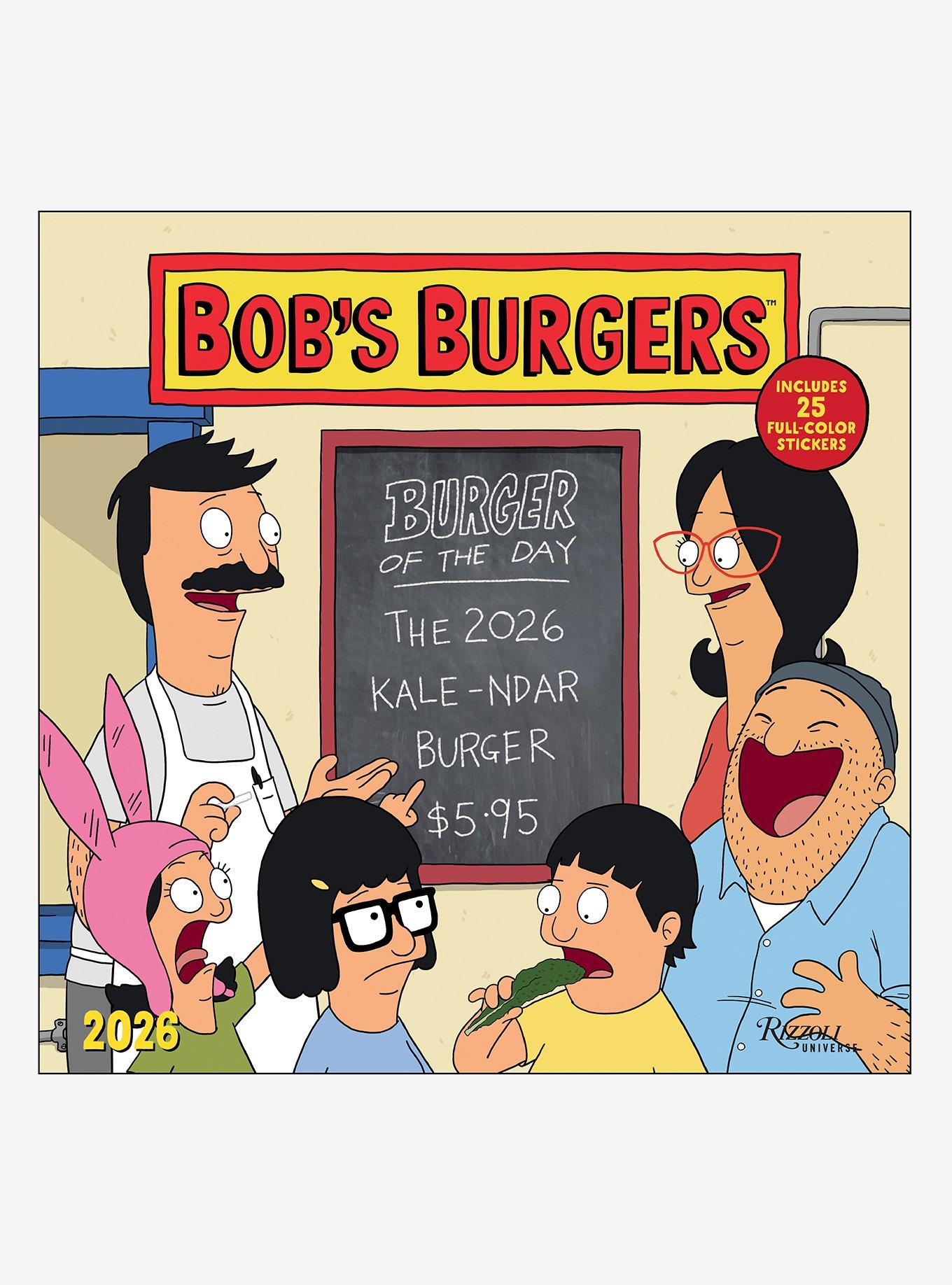 Bob's Burgers 2026 Wall Calendar, , hi-res