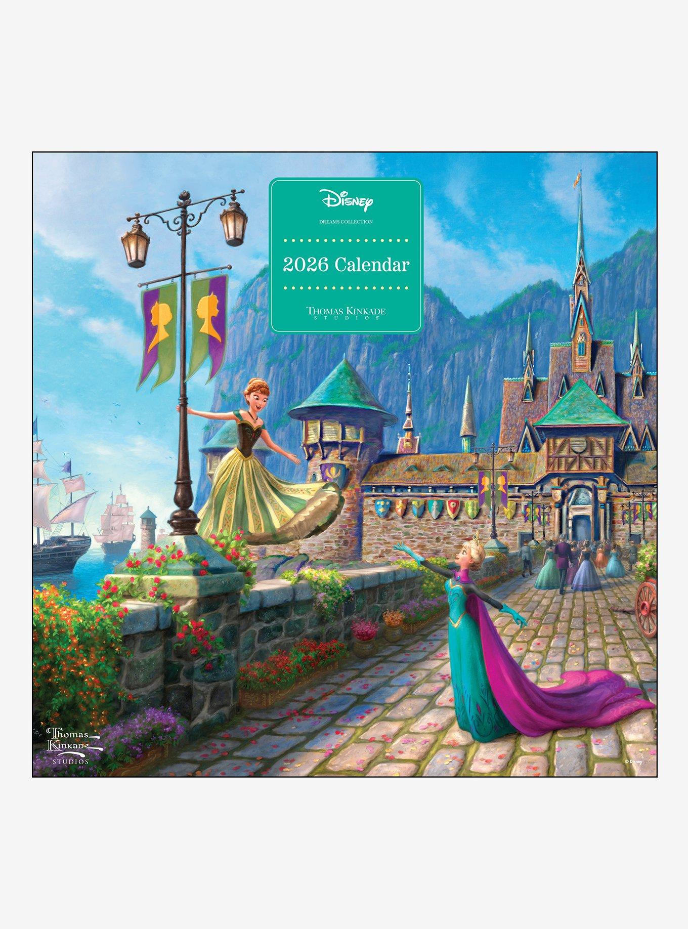 Disney Thomas Kincade Artwork 2026 Wall Calendar, , hi-res