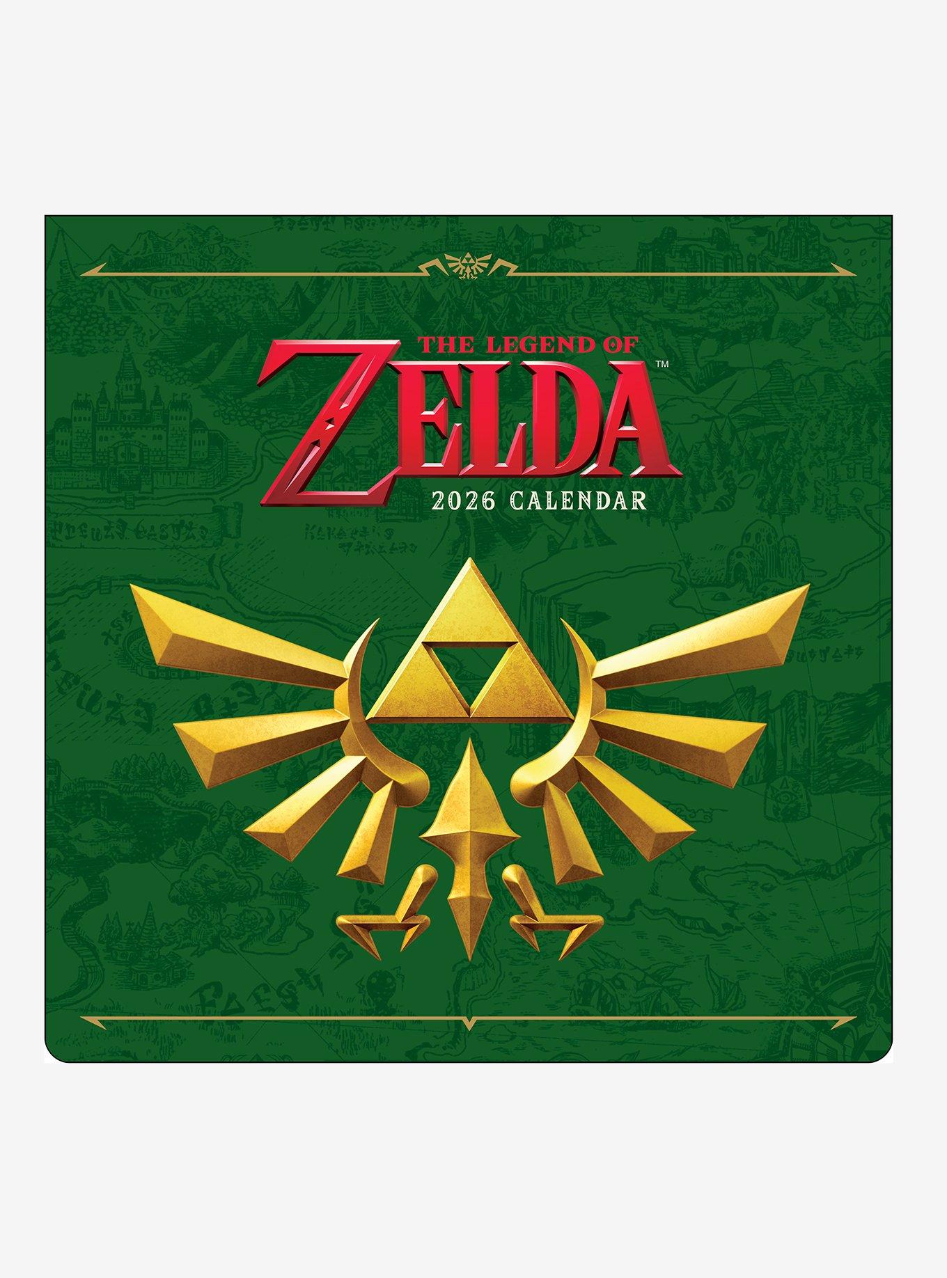 The Legend Of Zelda 2026 Wall Calendar BoxLunch 34264306 Hi