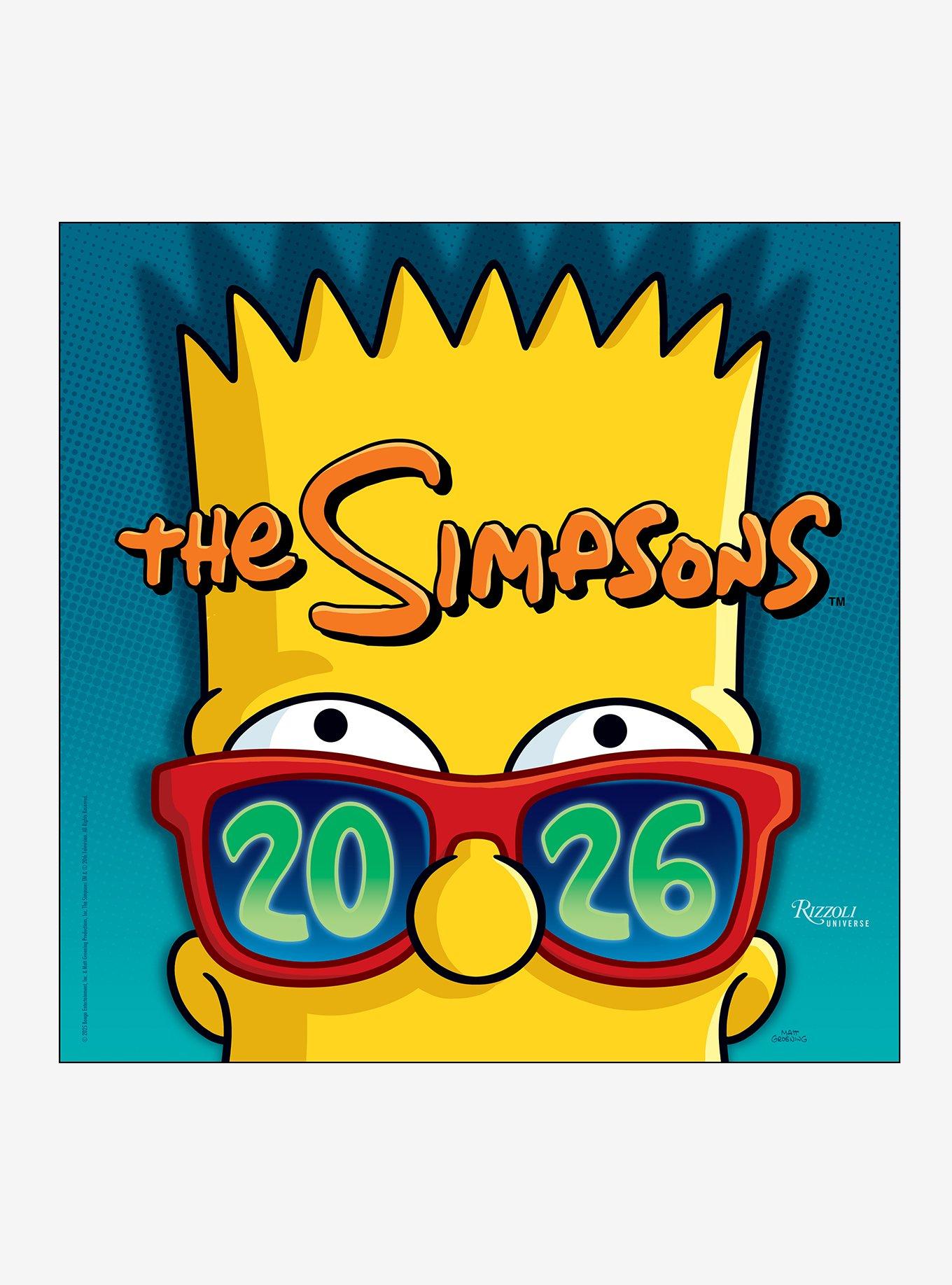 The Simpsons 2026 Wall Calendar, , hi-res