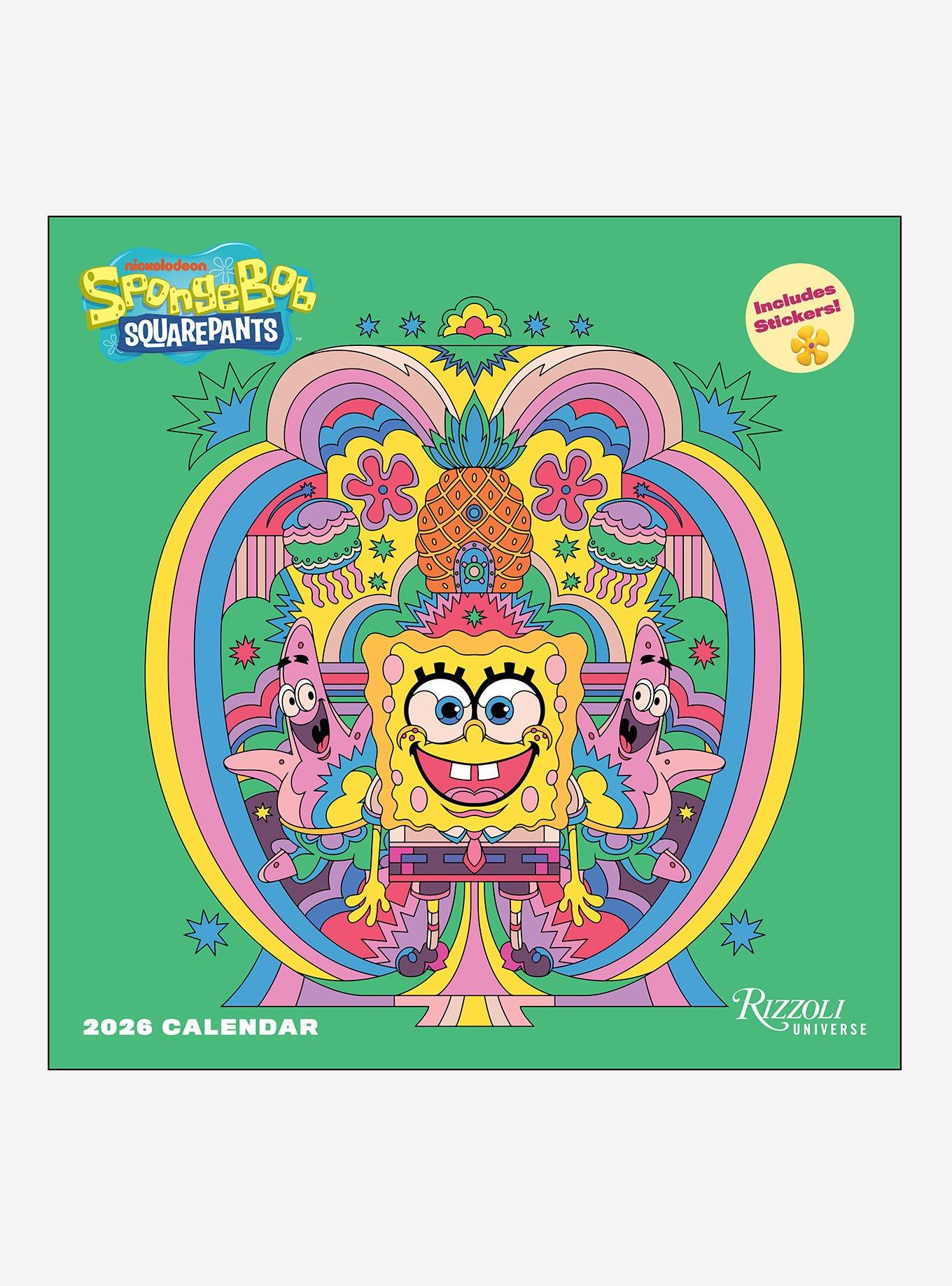 SpongeBob SquarePants 2026 Wall Calendar, , hi-res