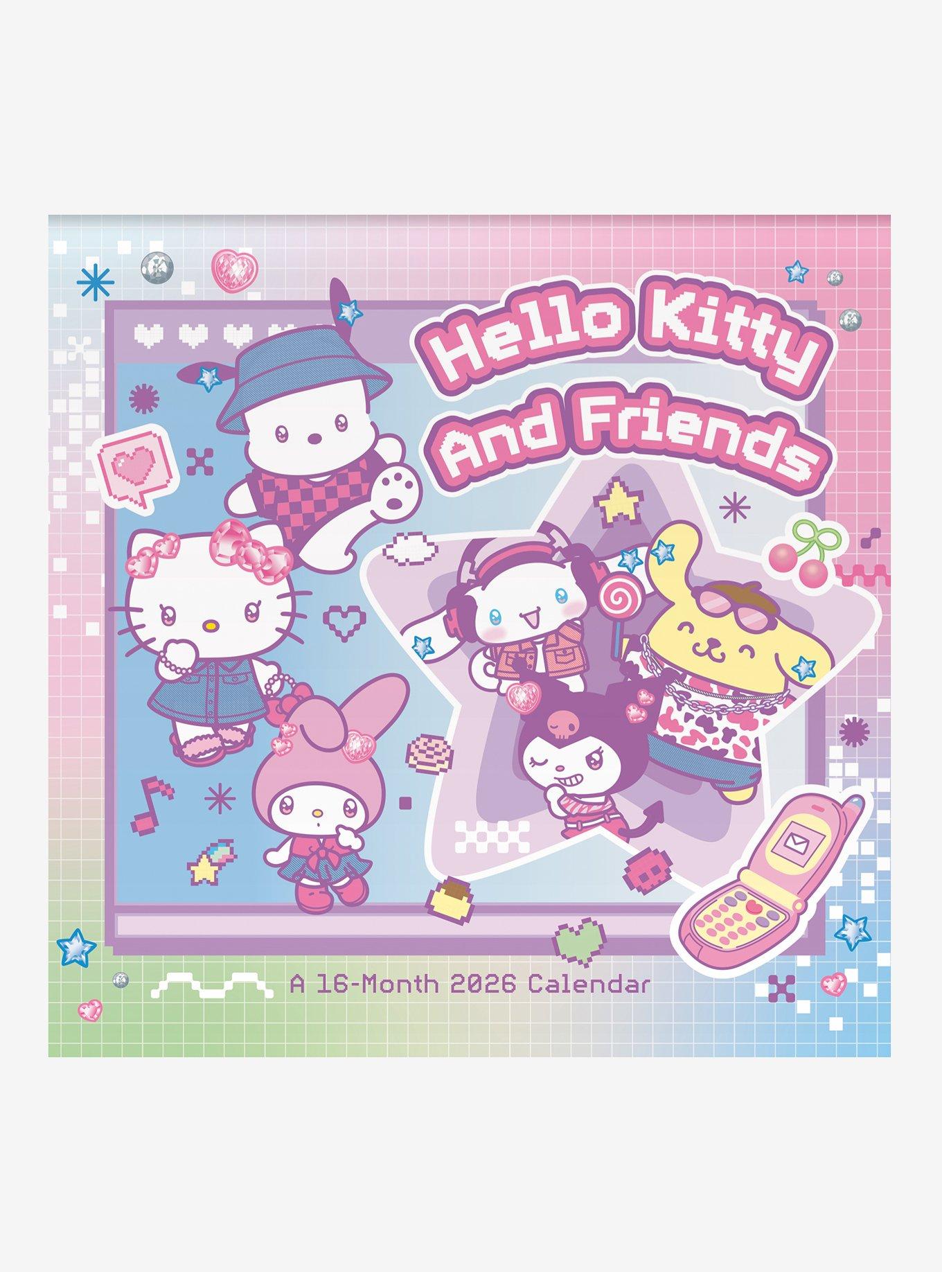 Sanrio Hello Kitty and Friends 2026 Wall Calendar, , hi-res