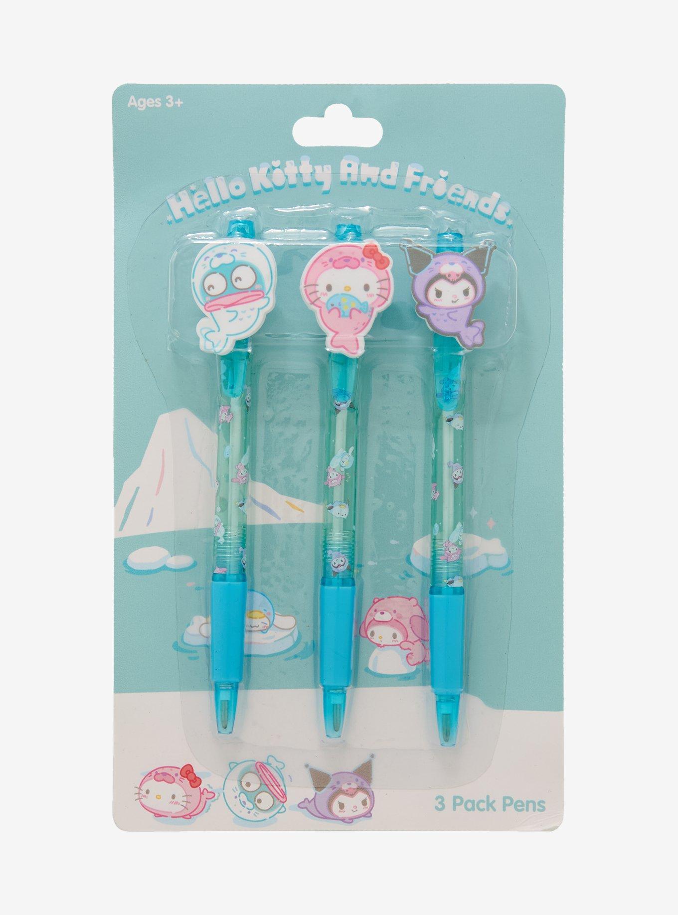 Sanrio Hello Kitty & Friends Seals Pen Set - BoxLunch Exclusive, , hi-res